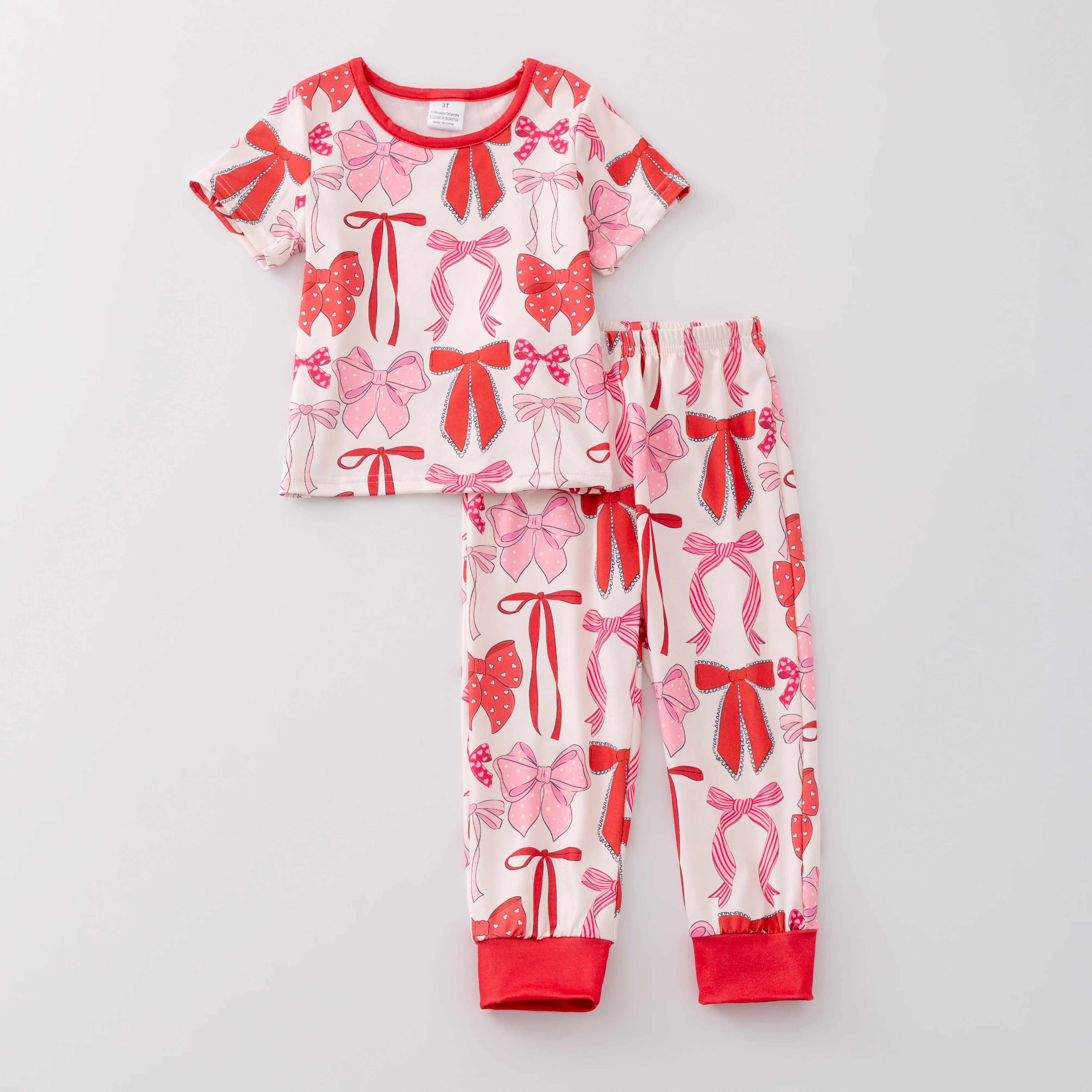 VALENTINE BOW PAJAMAS