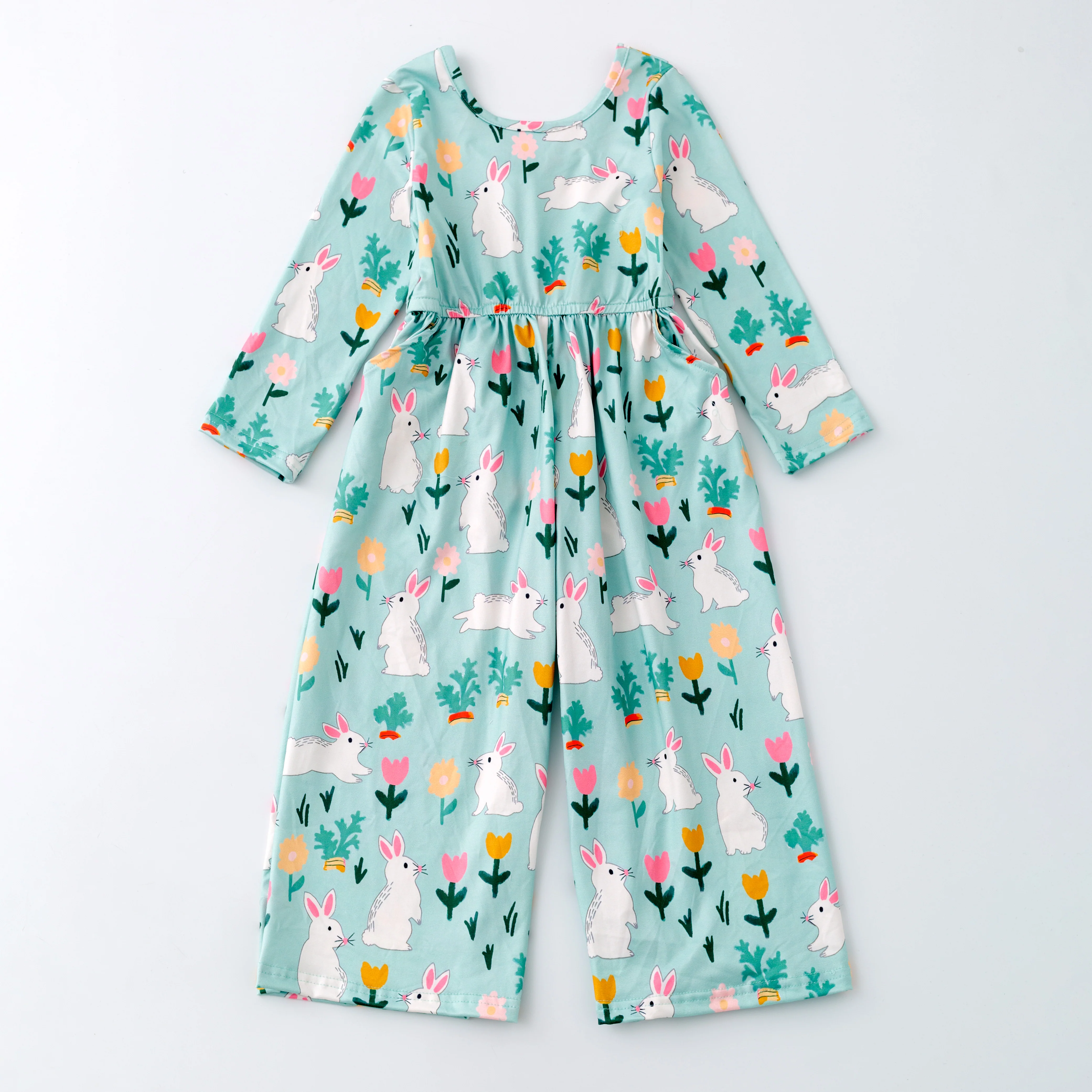MINT BUNNY JUMPSUIT