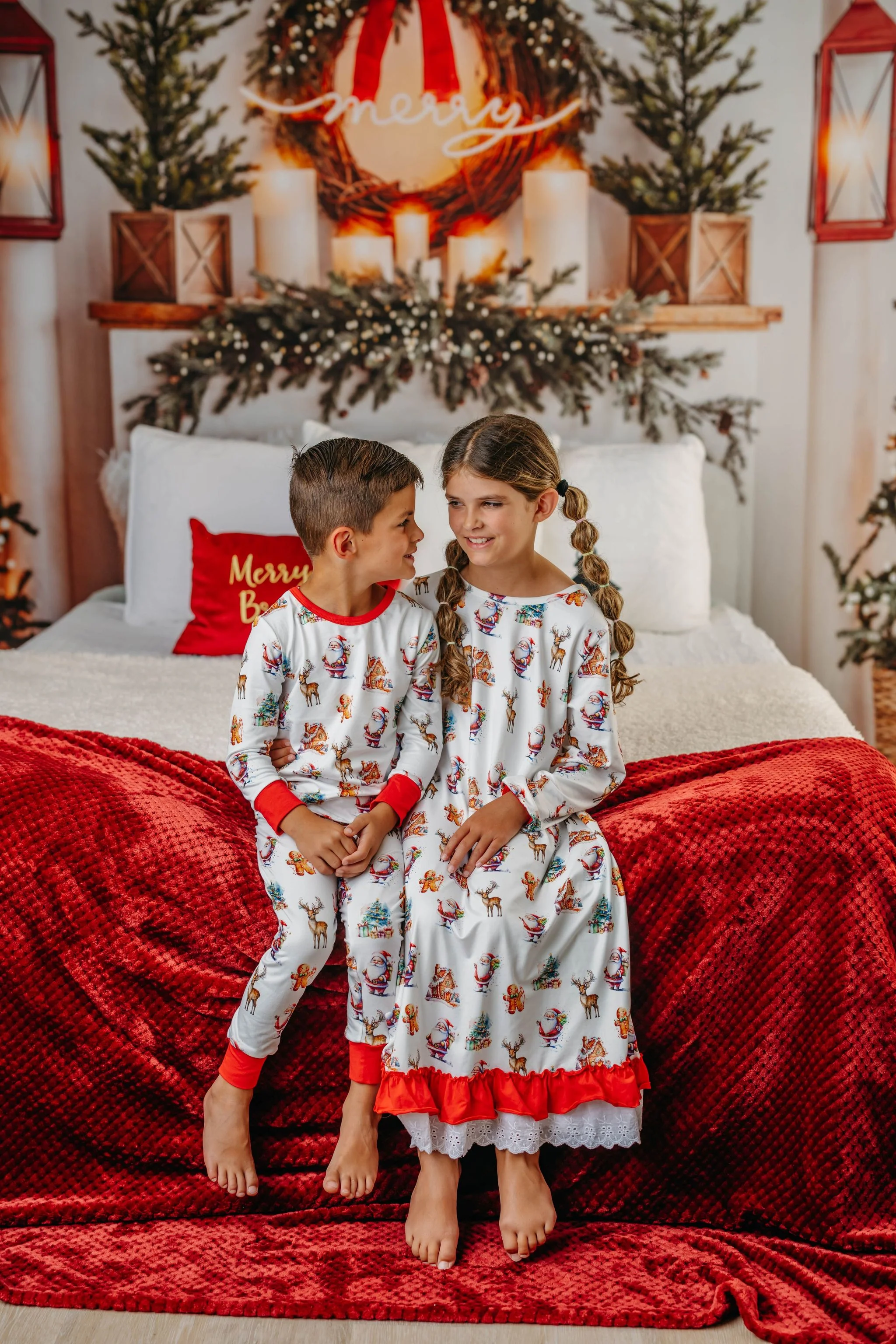 WHITE CHRISTMAS PAJAMAS