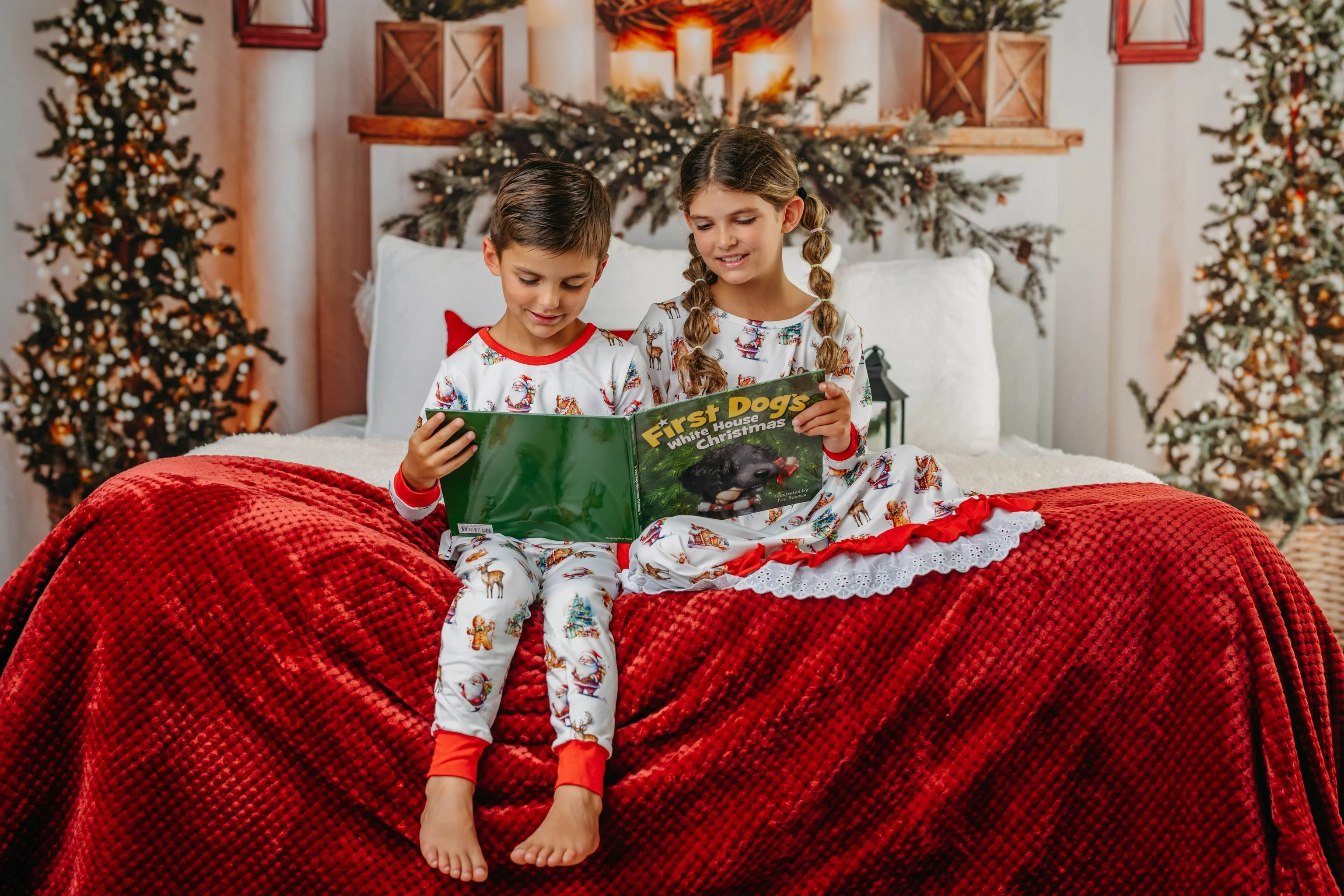 WHITE CHRISTMAS PAJAMAS