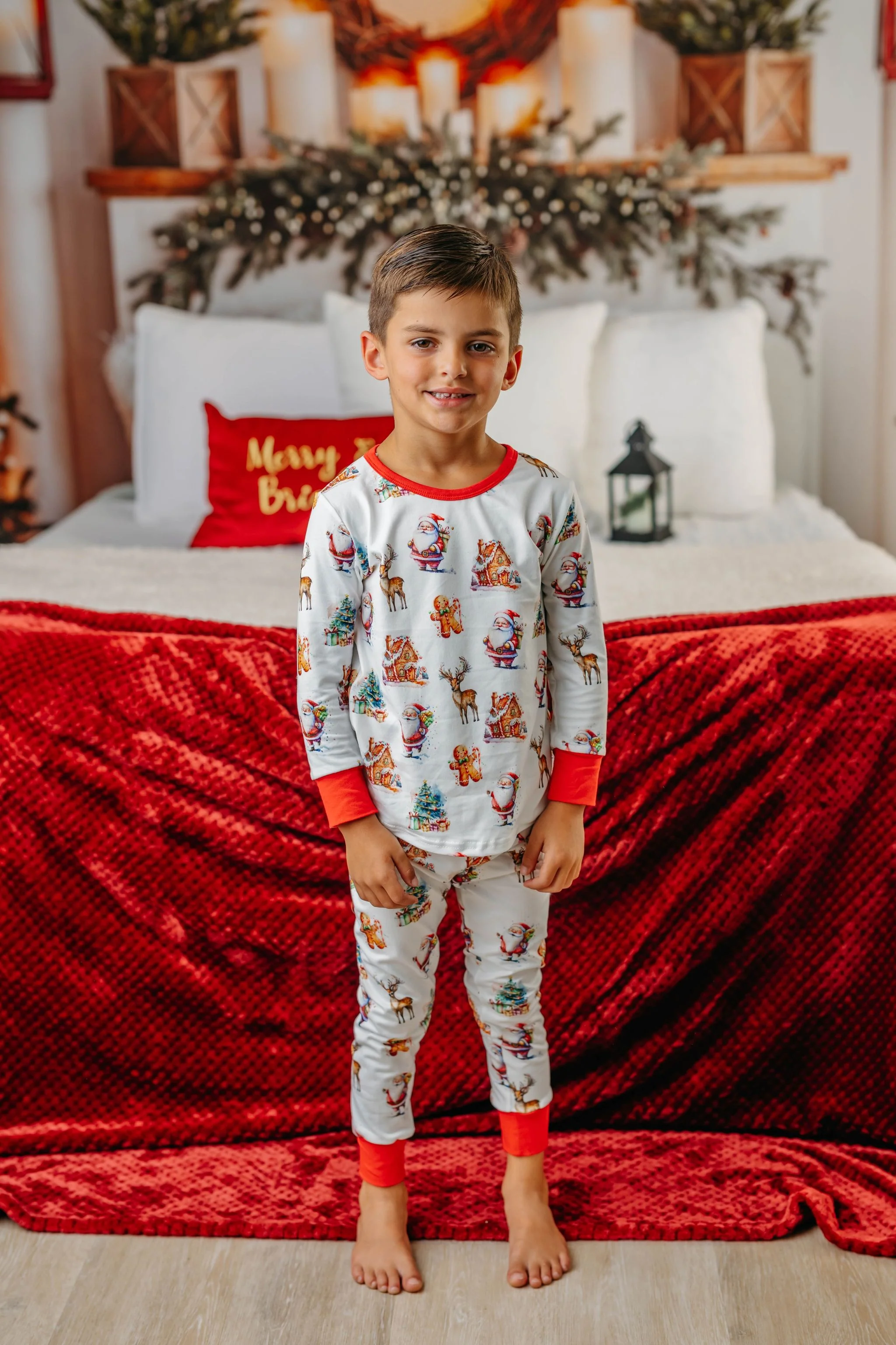 WHITE CHRISTMAS PAJAMAS