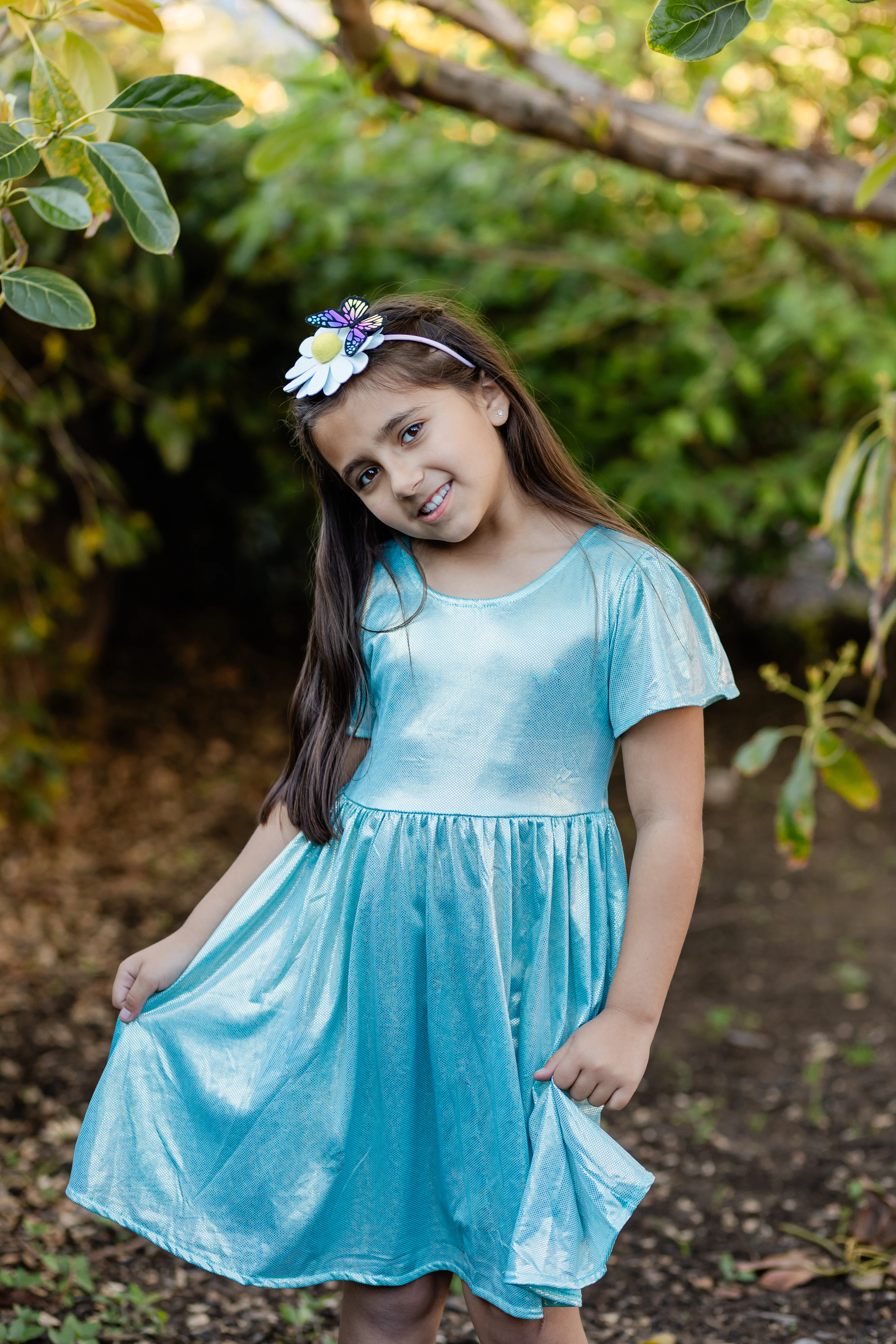 SPRING SHIMMER MINT DRESS