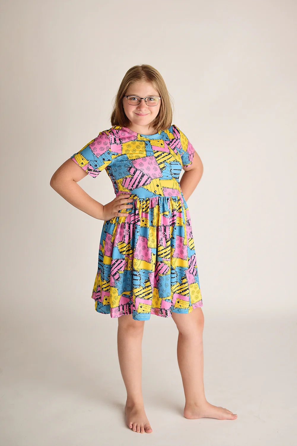 HALLOWEEN PATCH DRESS