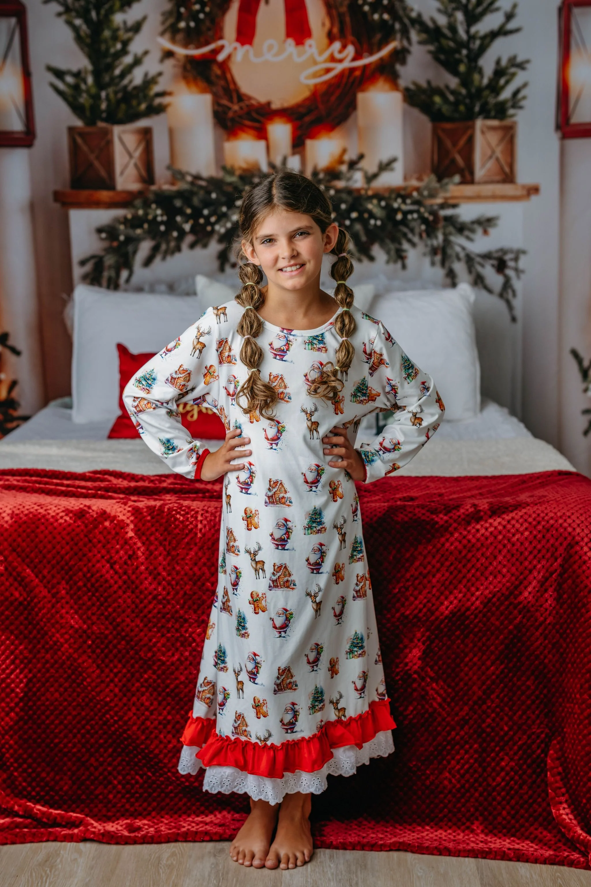 WHITE CHRISTMAS GOWN