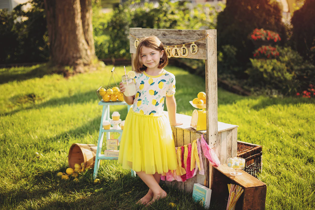 LEMON TUTU DRESS
