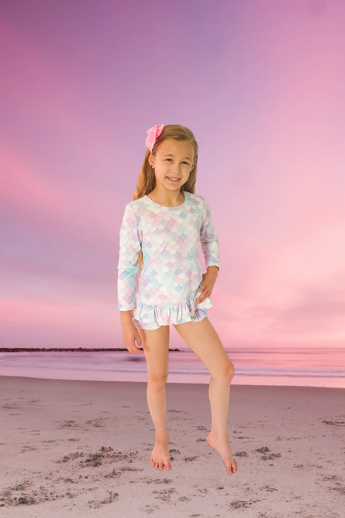 MERMAID SCALES TWO PIECE SWIMSUIT