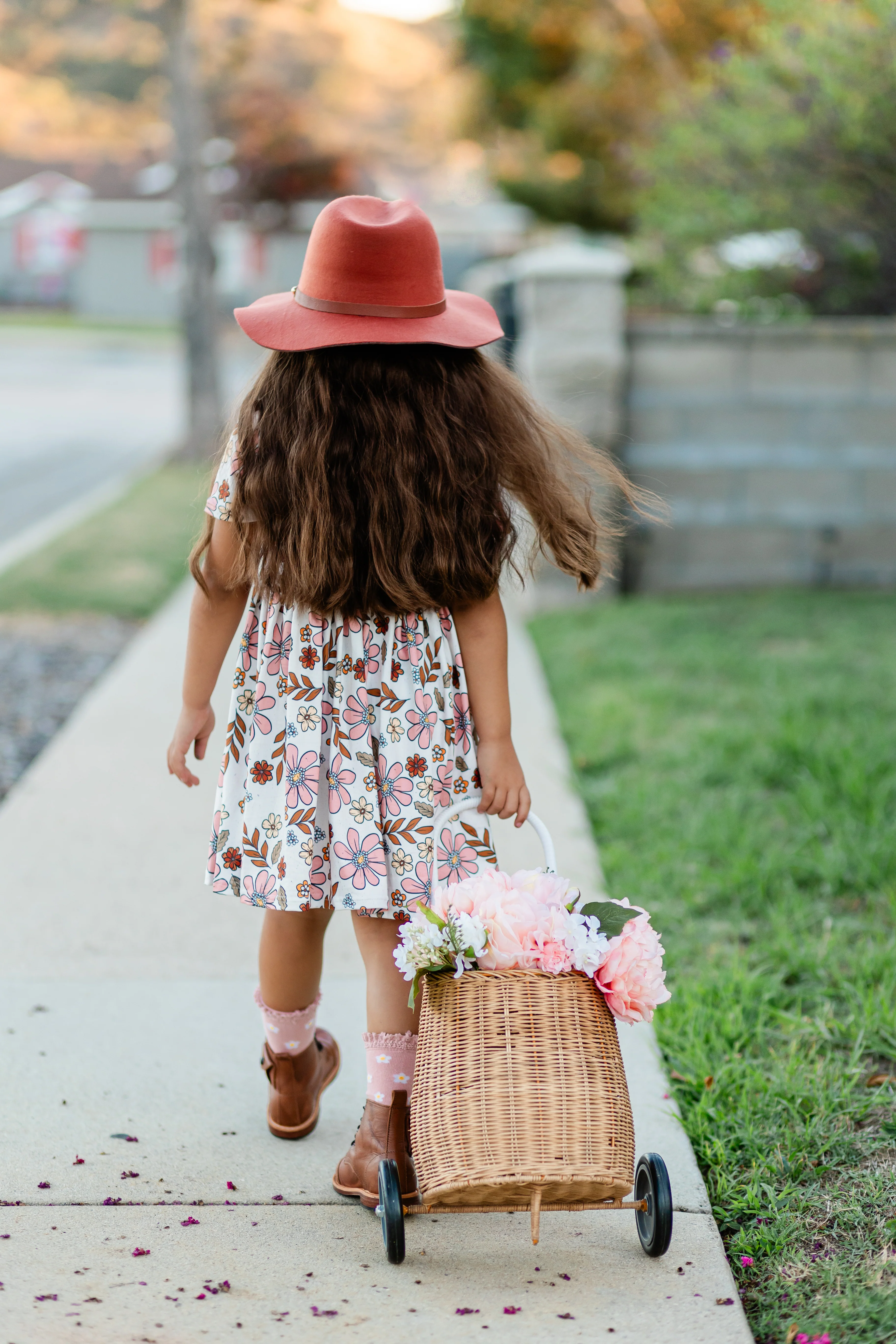 ANNA FALL FLORALS DRESS