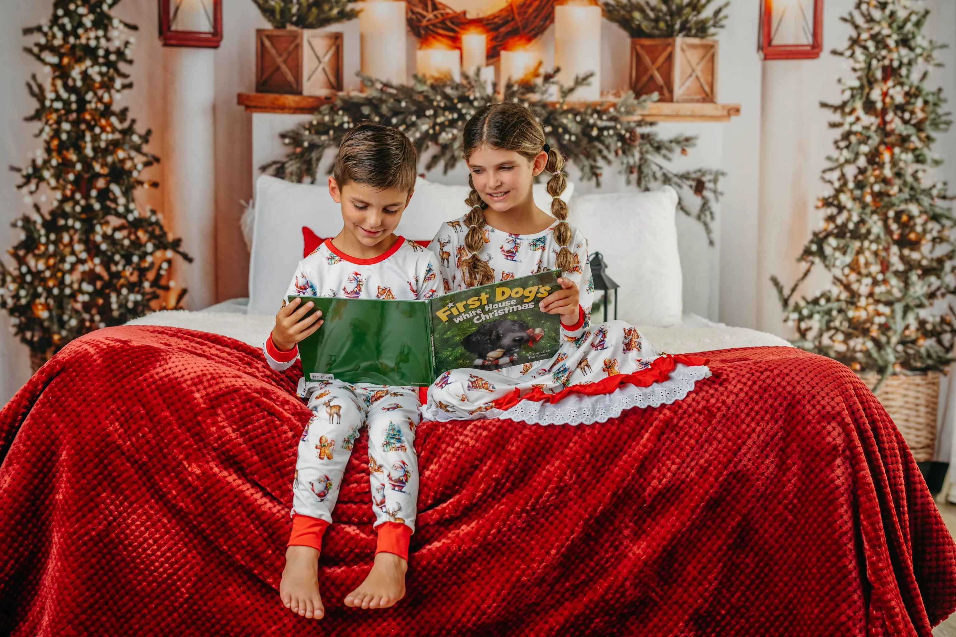 WHITE CHRISTMAS PAJAMAS