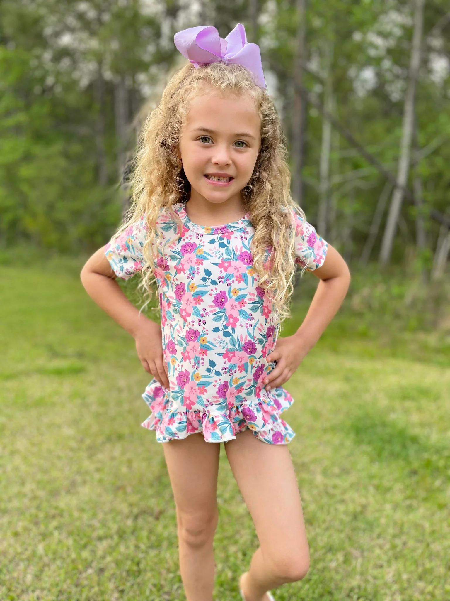 FLORAL SWIMSUIT TWO PIECE