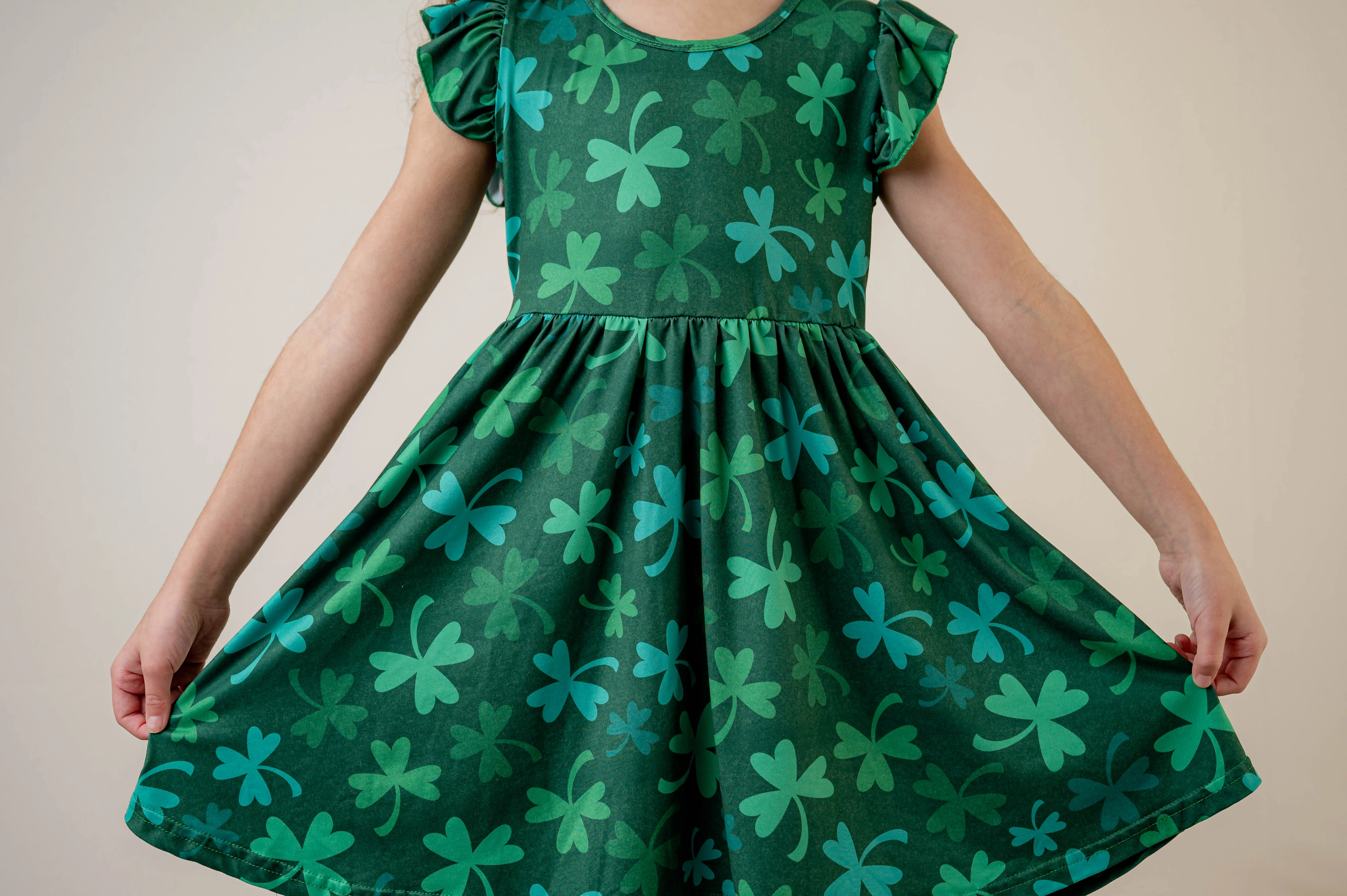 SHAMROCK TWIRL DRESS