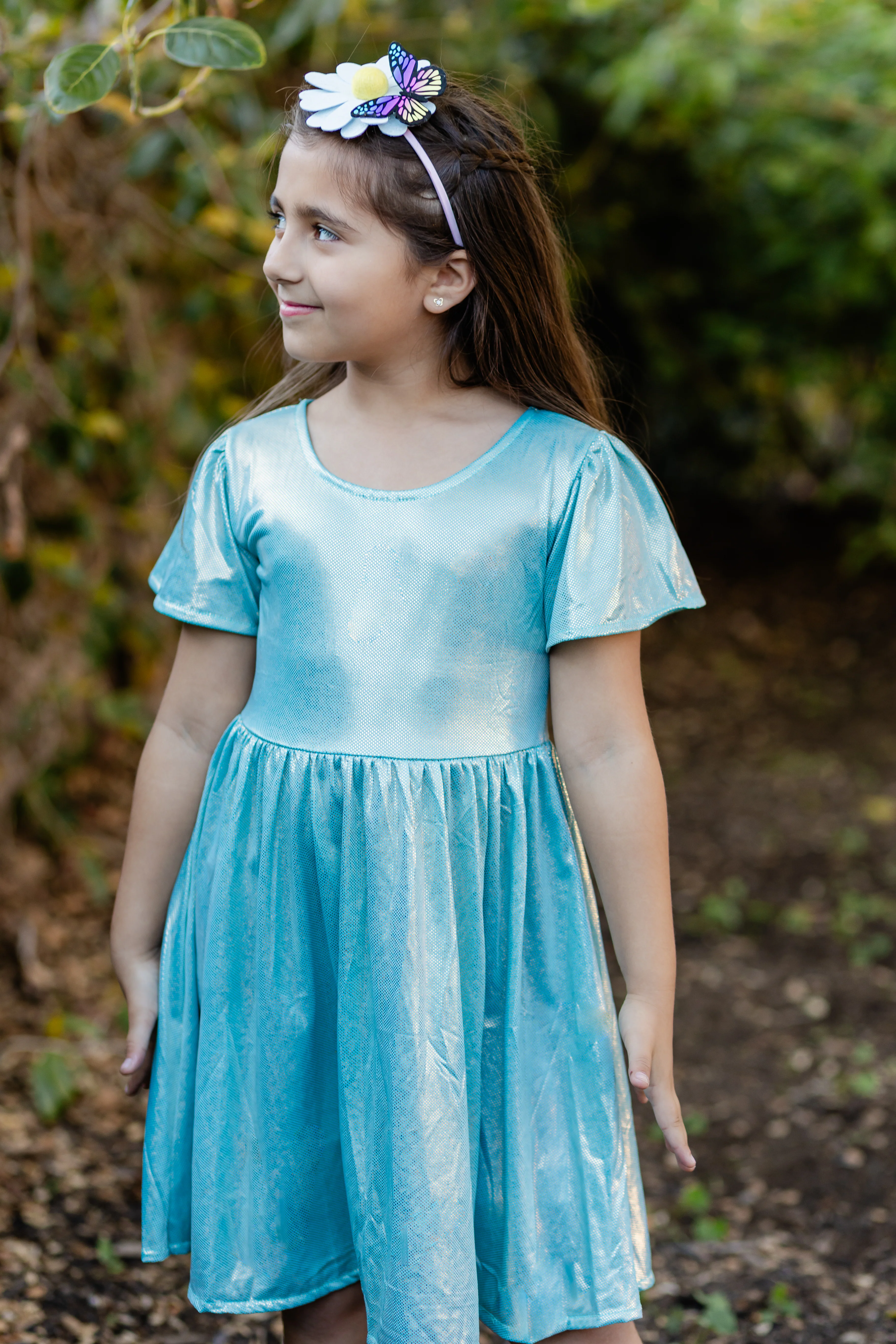 SPRING SHIMMER MINT DRESS