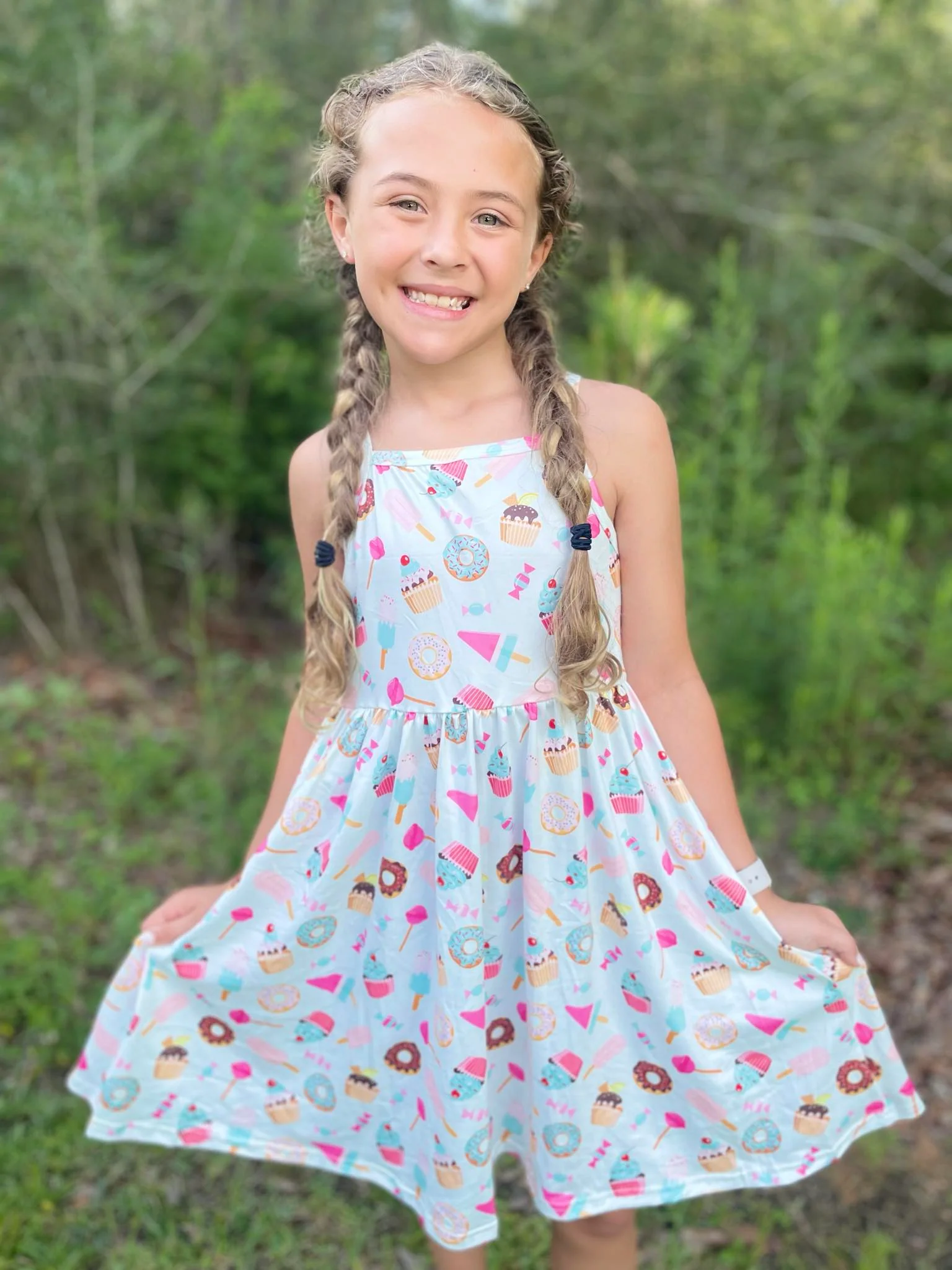 SUMMER TREATS TANK TWIRL  DRESS