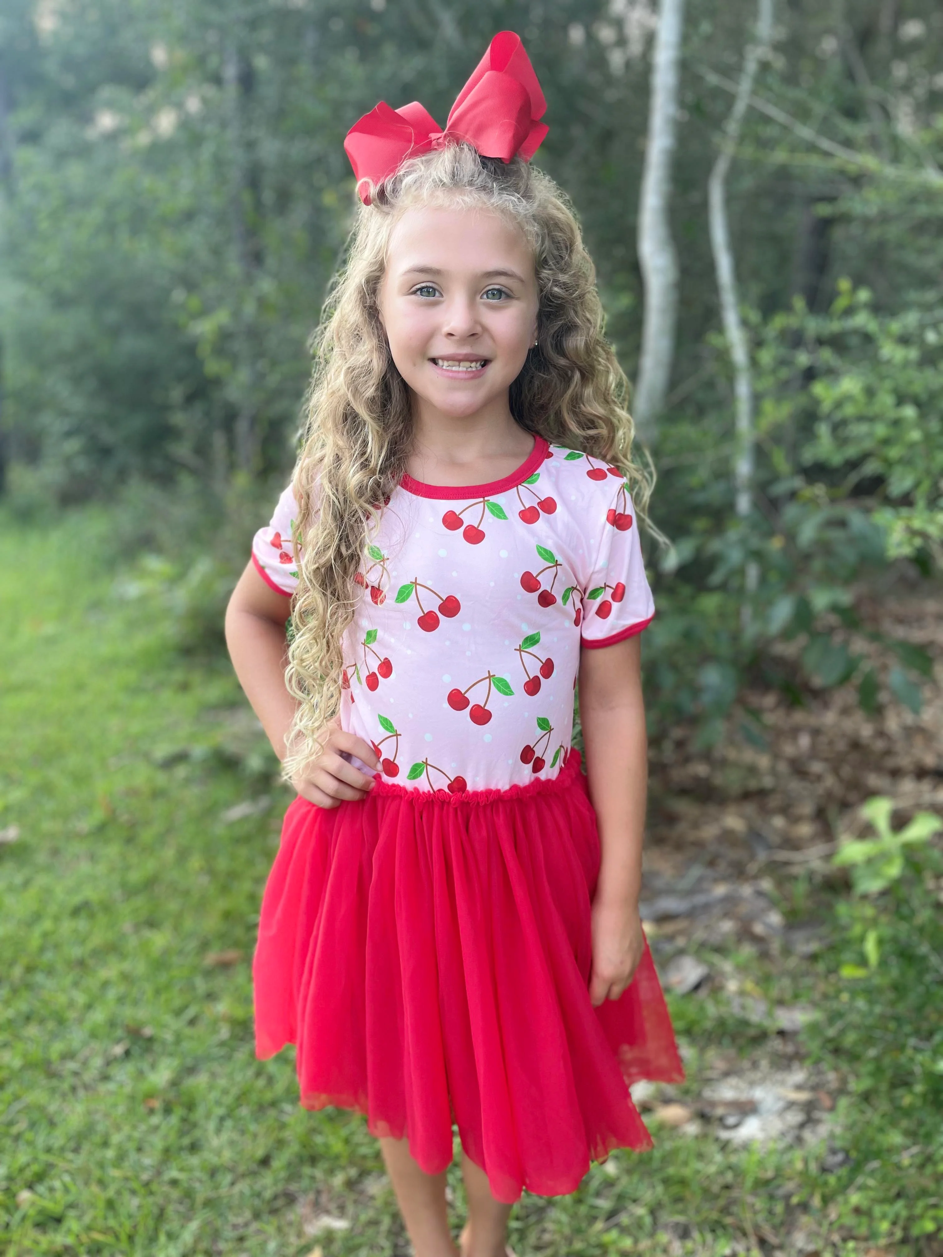 CHERRY TUTU DRESS