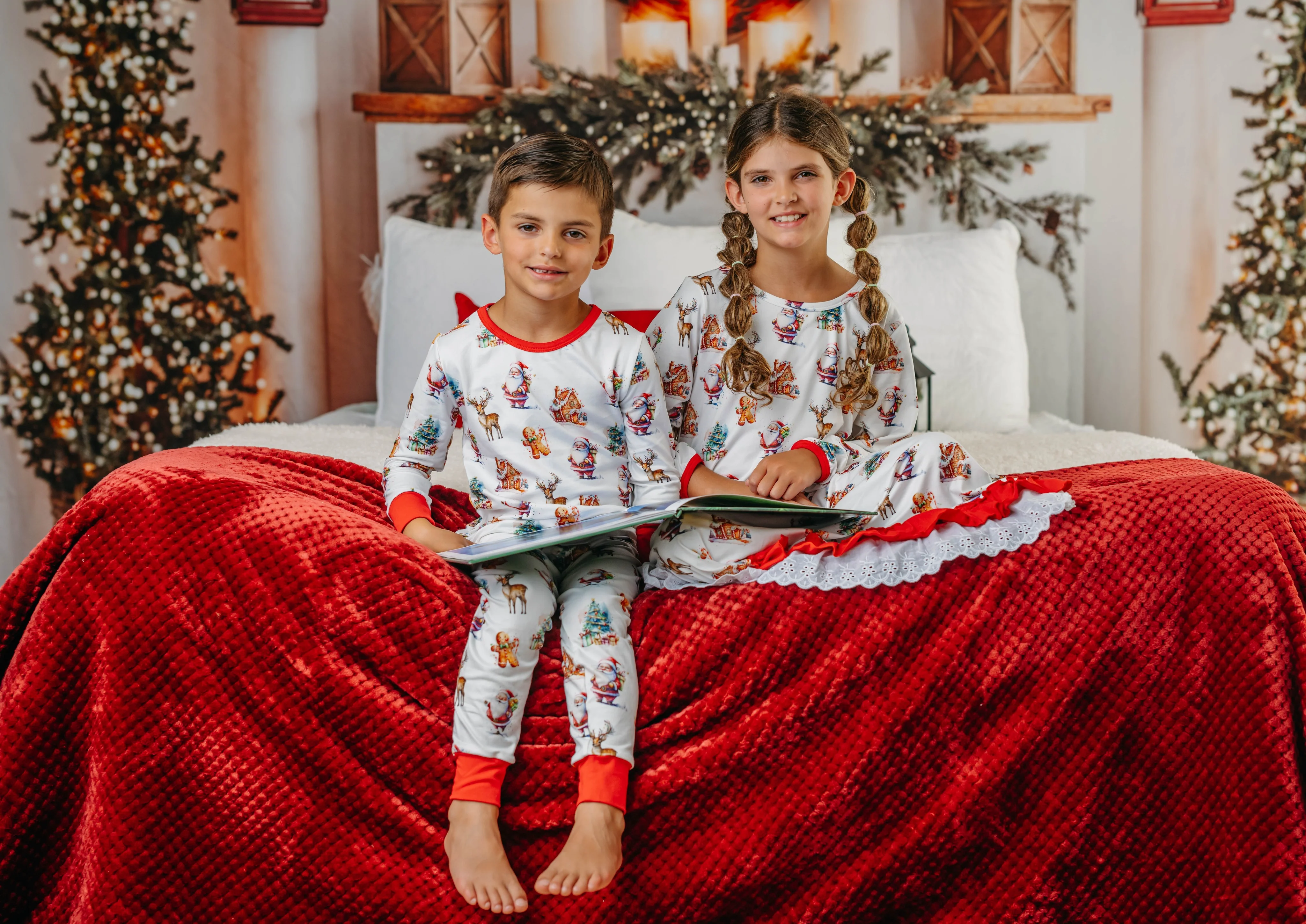 WHITE CHRISTMAS PAJAMAS