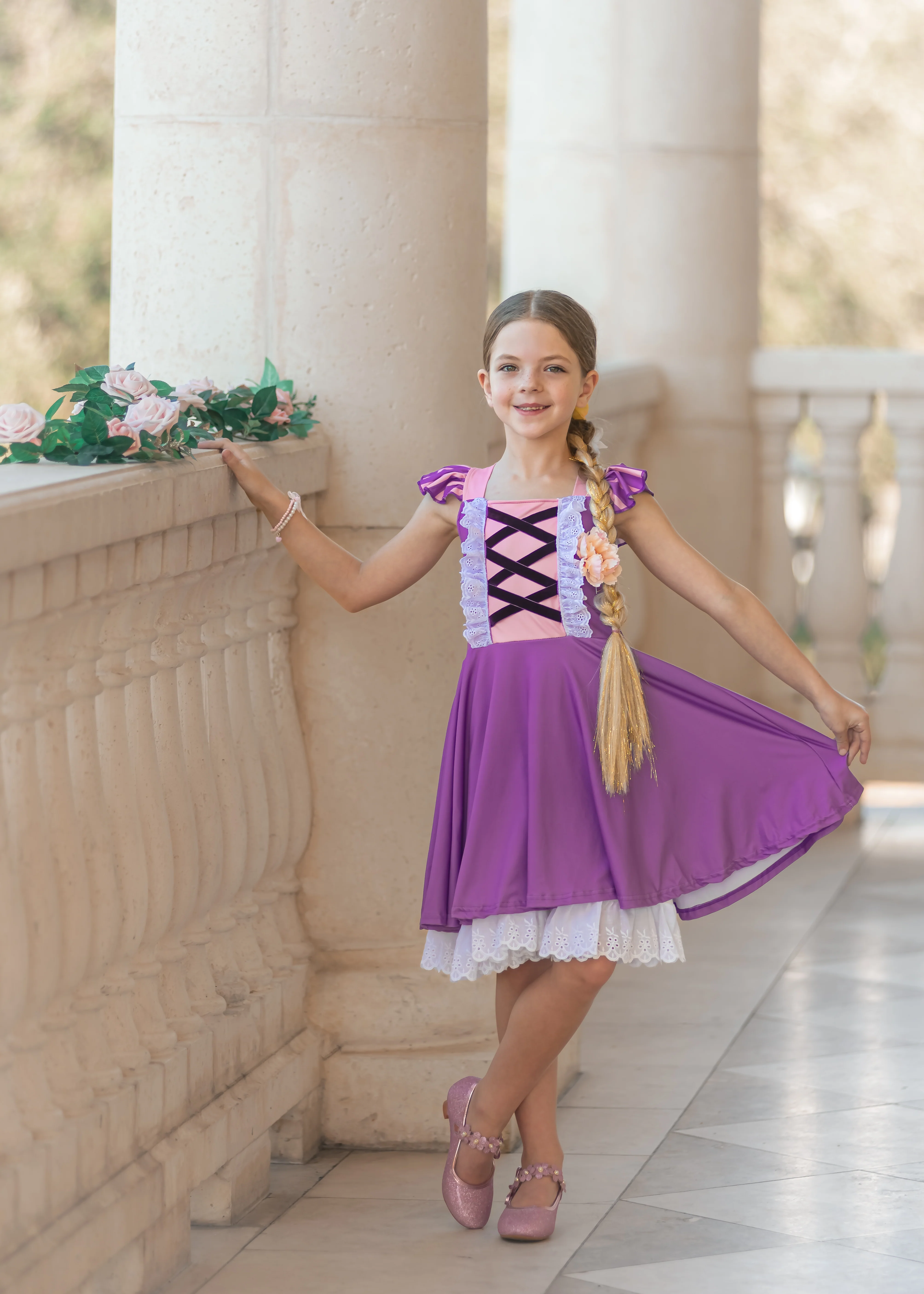 PRINCESS PURPLE TWIRLY DRESS PREORDER