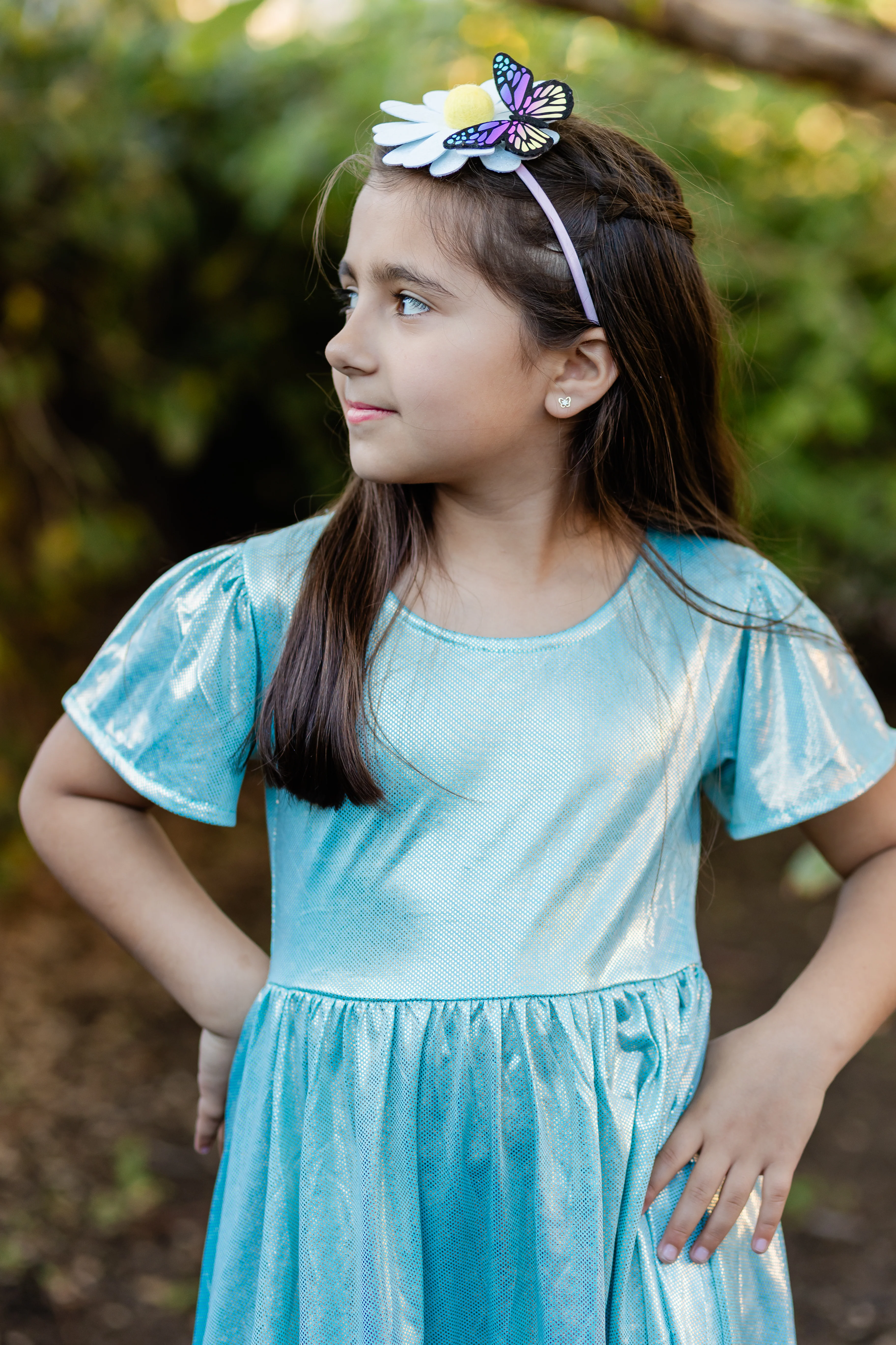 SPRING SHIMMER MINT DRESS