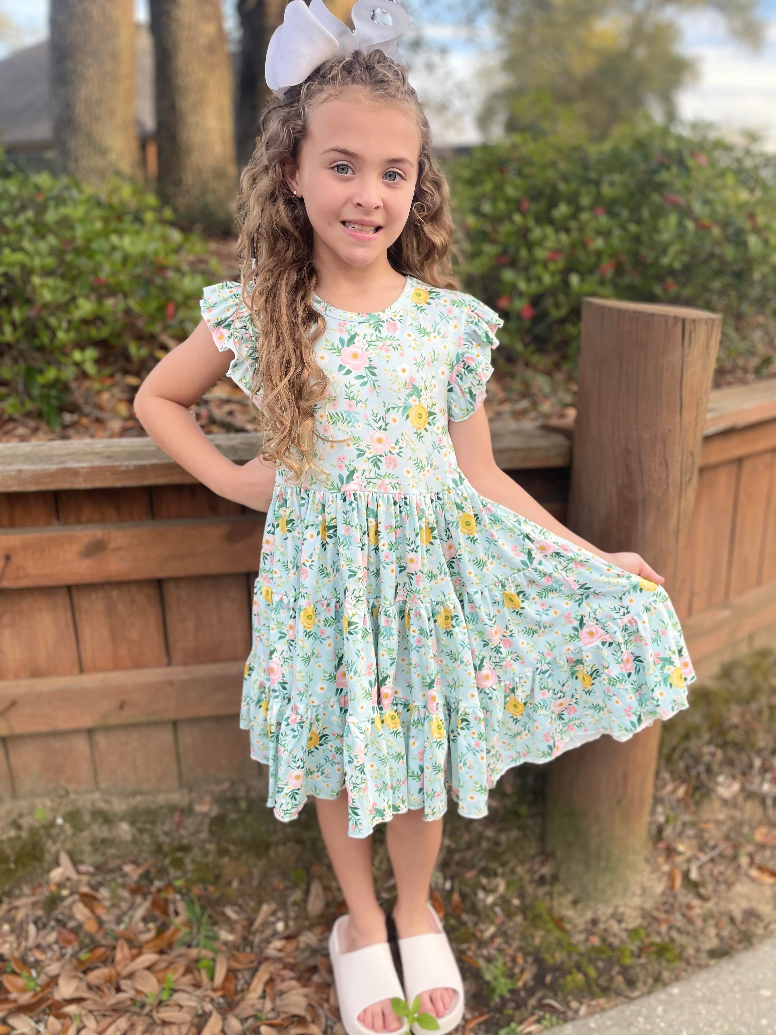 SPRING BLISS FLORAL DRESS