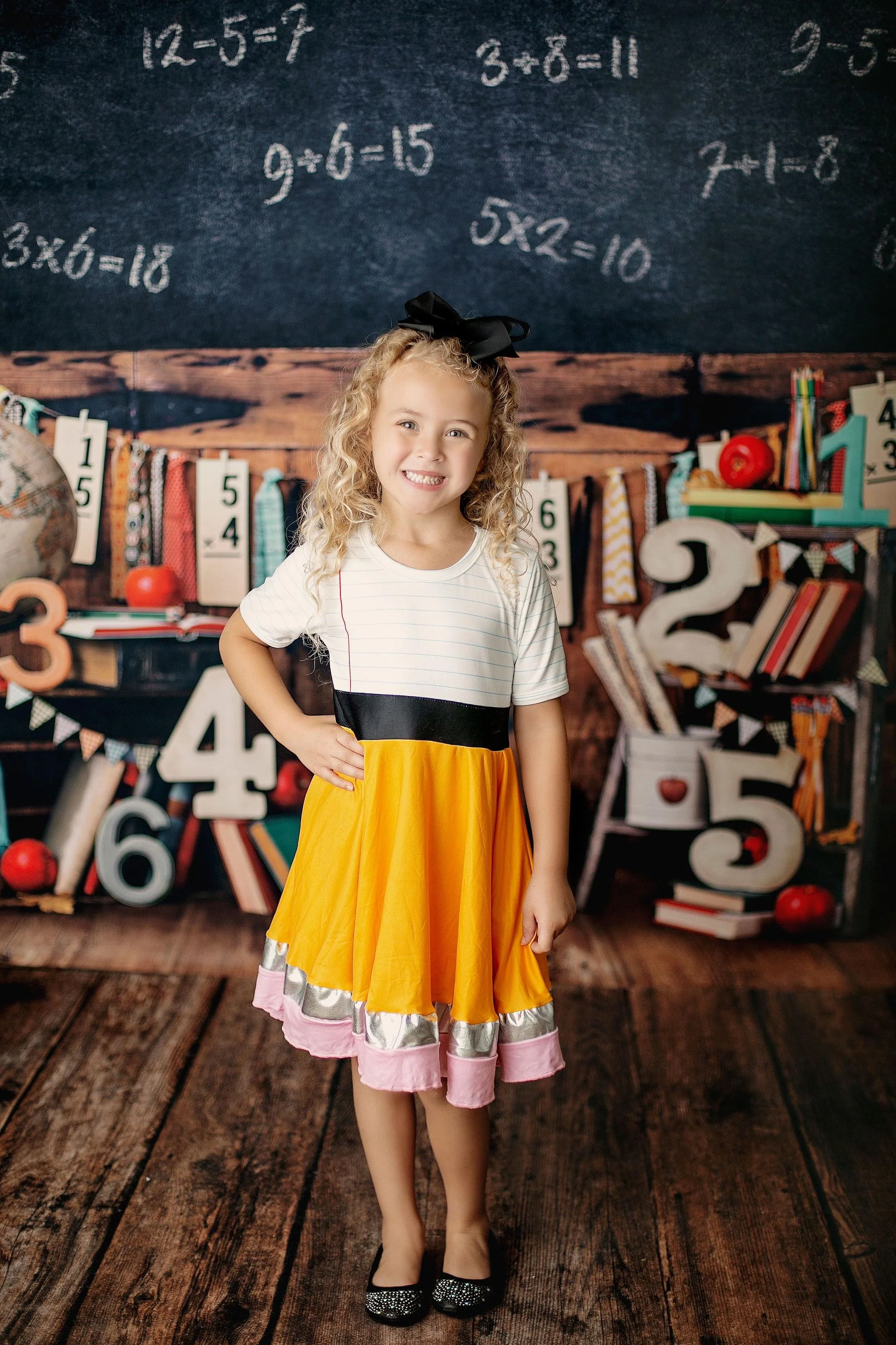PENCIL TWIRLY DRESS  KIDS & ADULTS PRE-ORDER