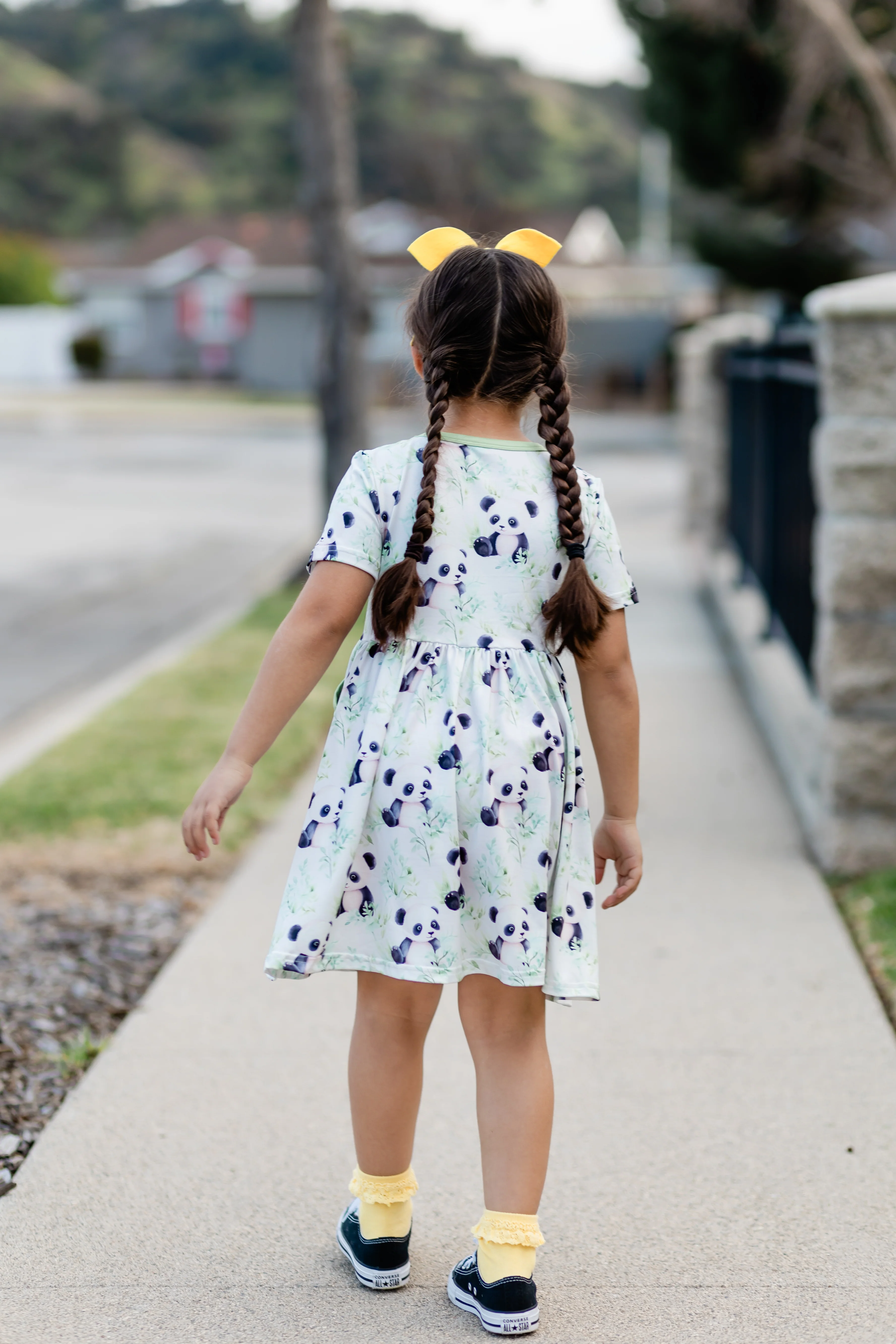 PANDA DRESS WITH POCKETS