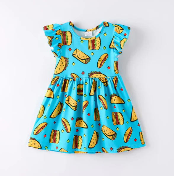 TACO FLUTTER DRESS