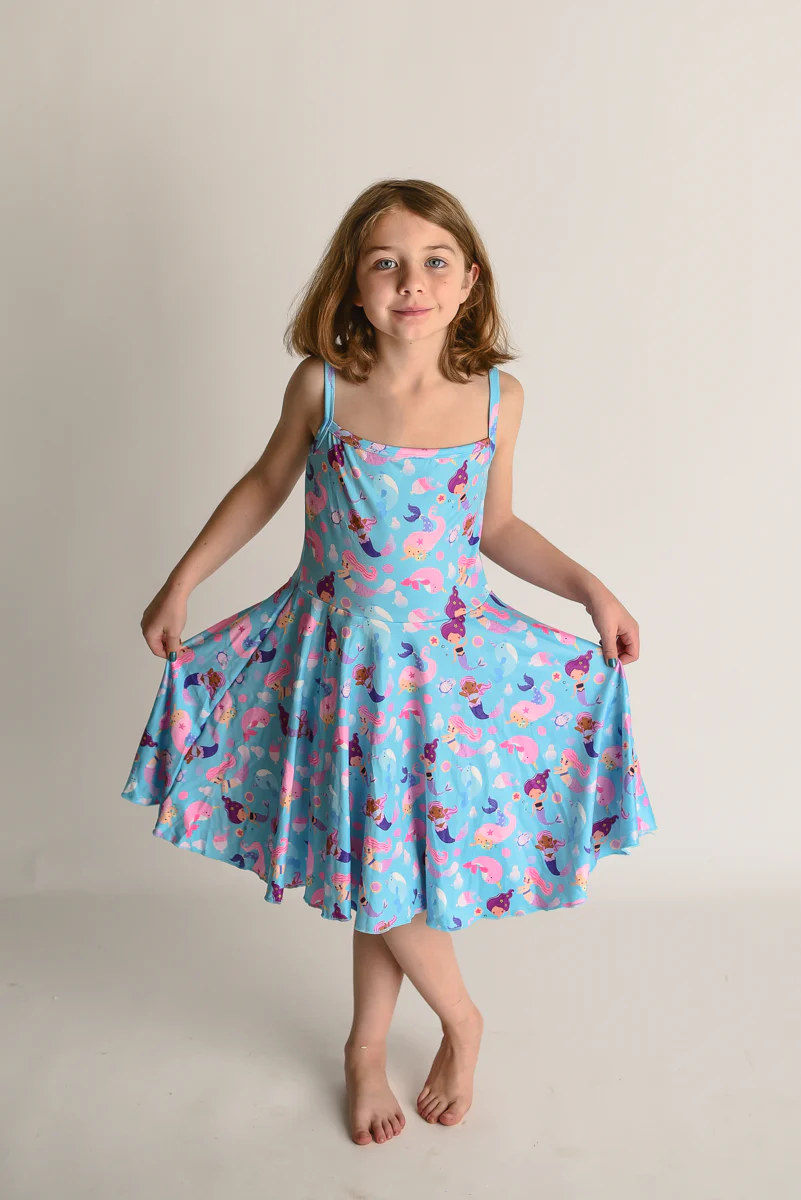 MERMAID TANK TWIRL DRESS