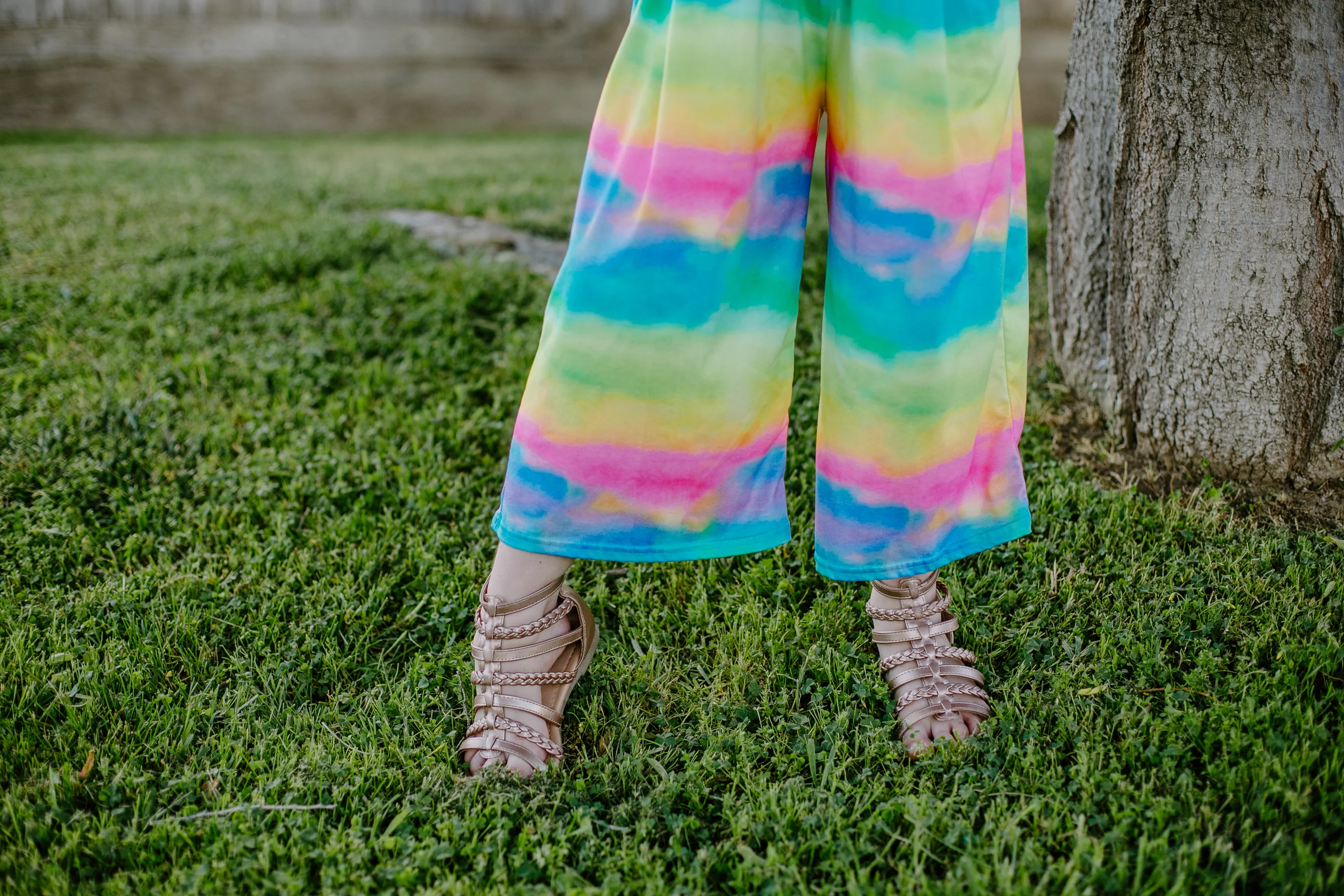 TYE DYE JUMPSUIT WITH POCKETS