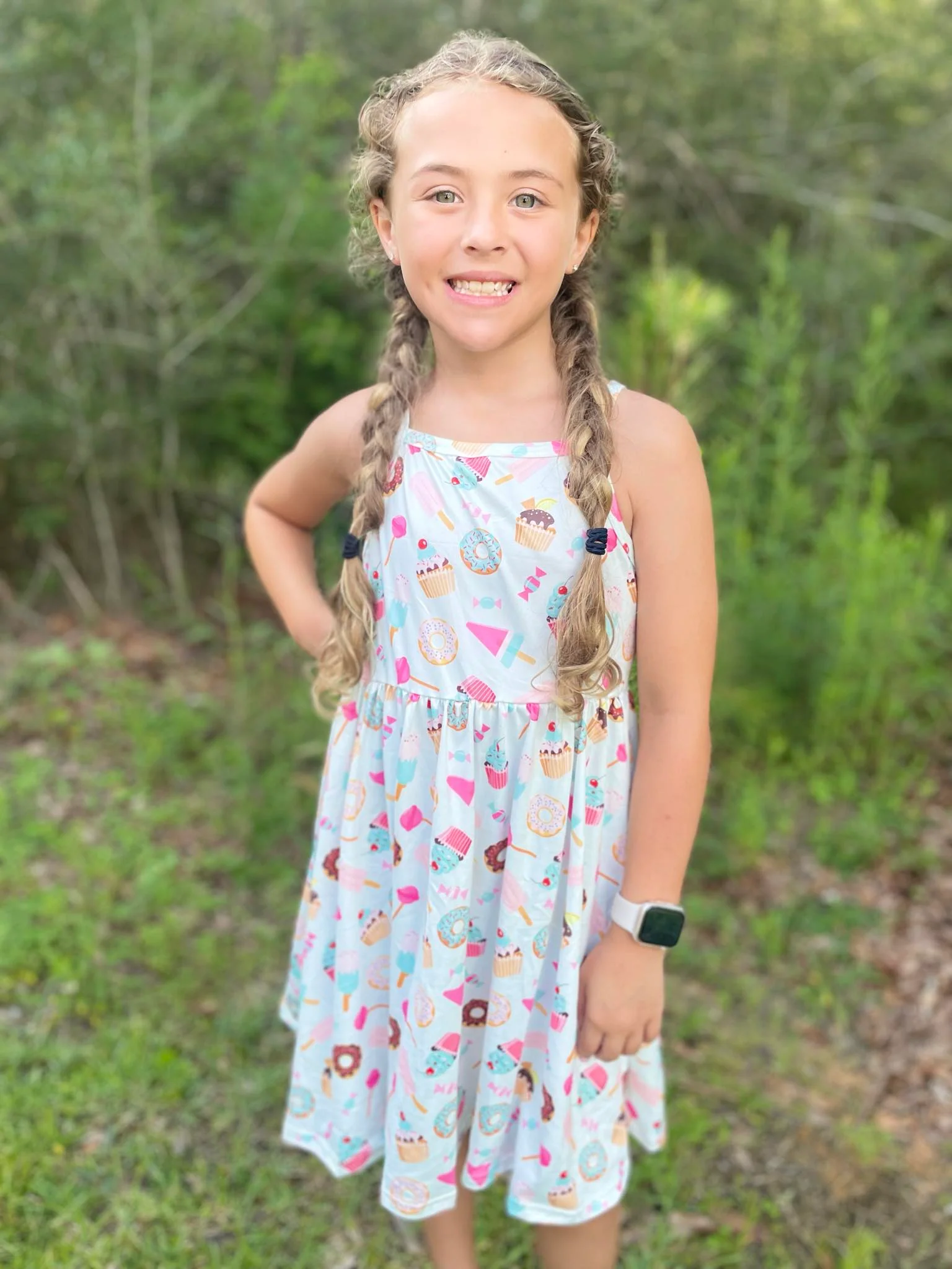 SUMMER TREATS TANK TWIRL  DRESS