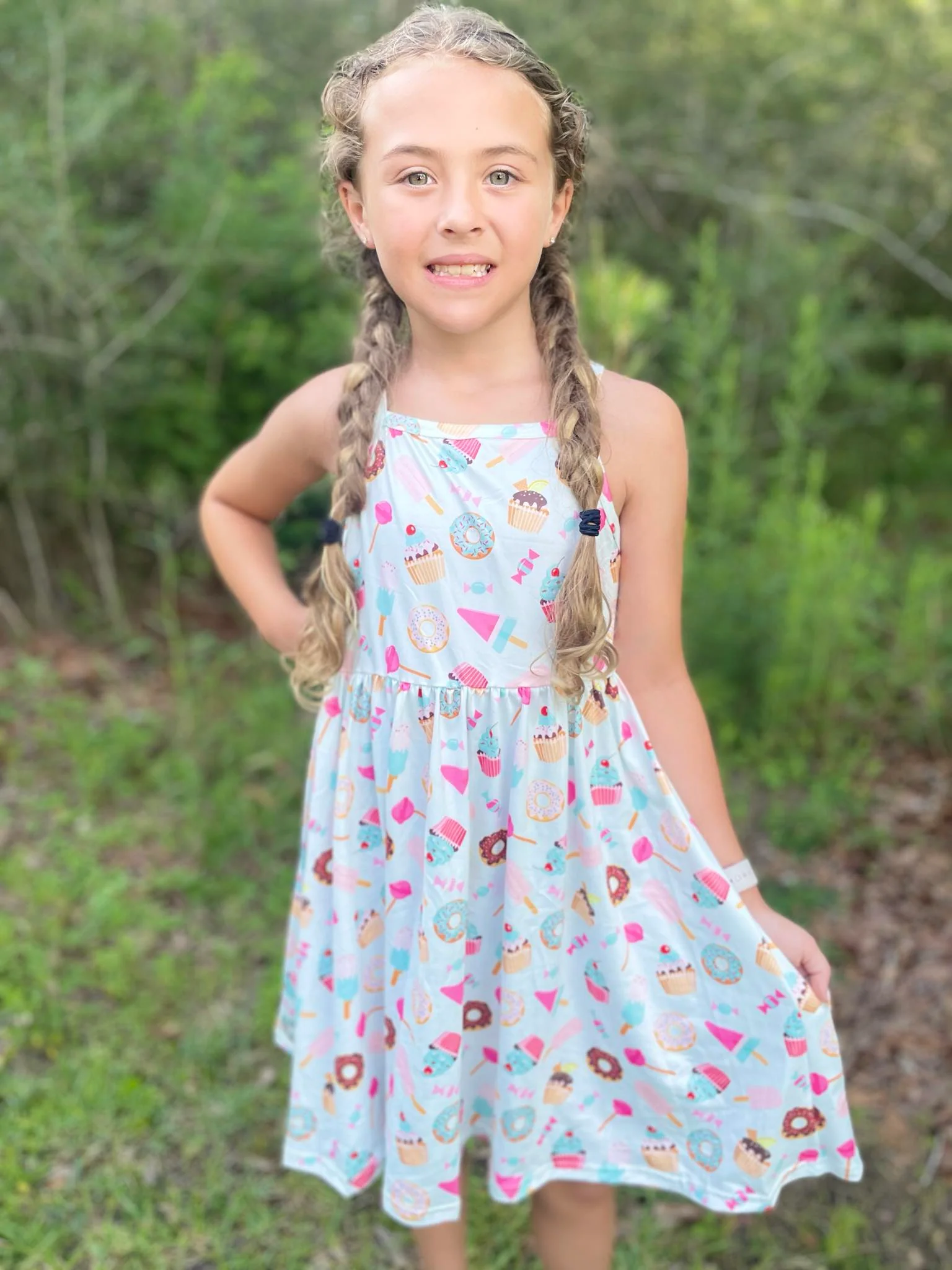 SUMMER TREATS TANK TWIRL  DRESS