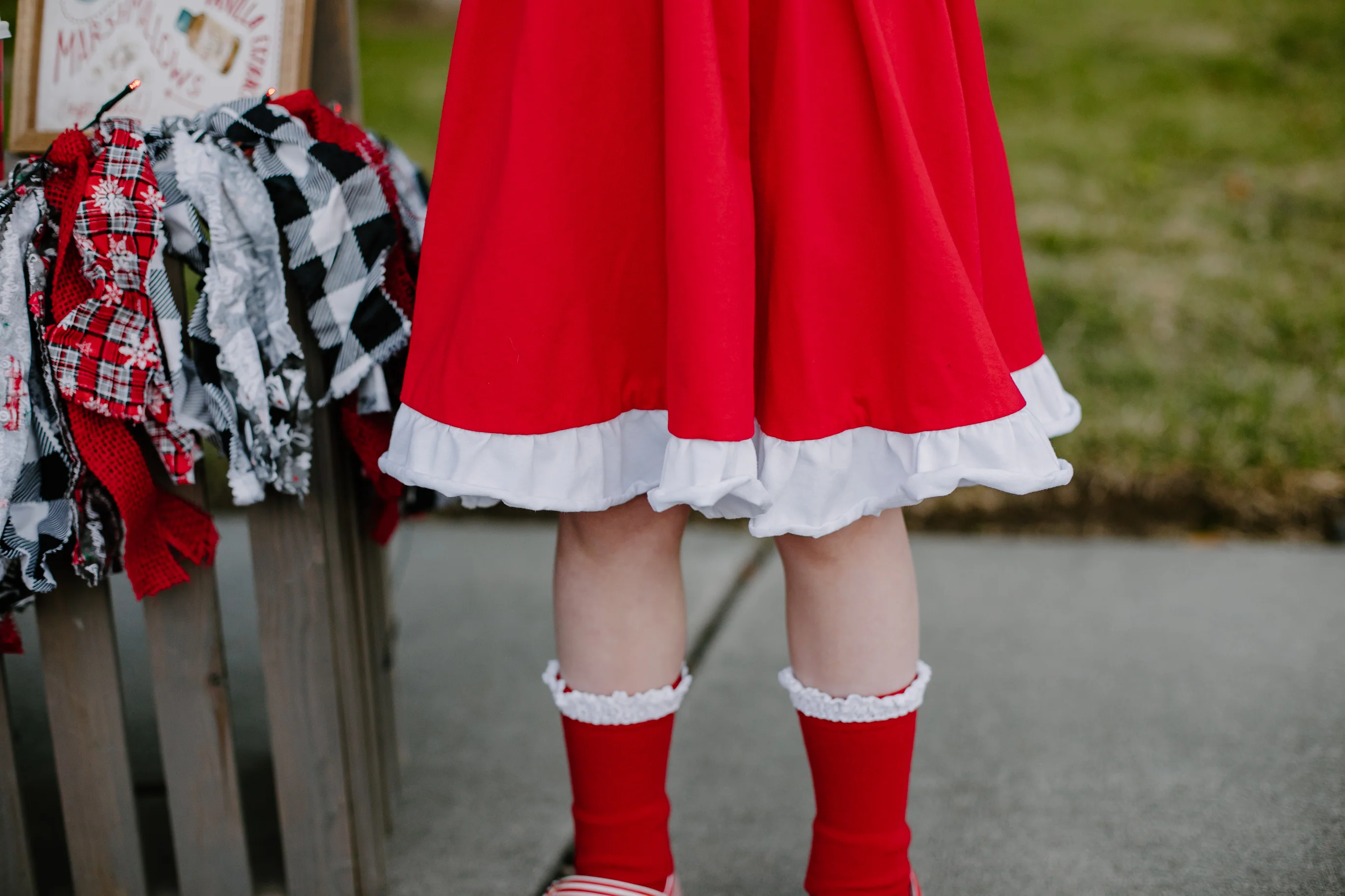 MRS CLAUS TWIRLY DRESS