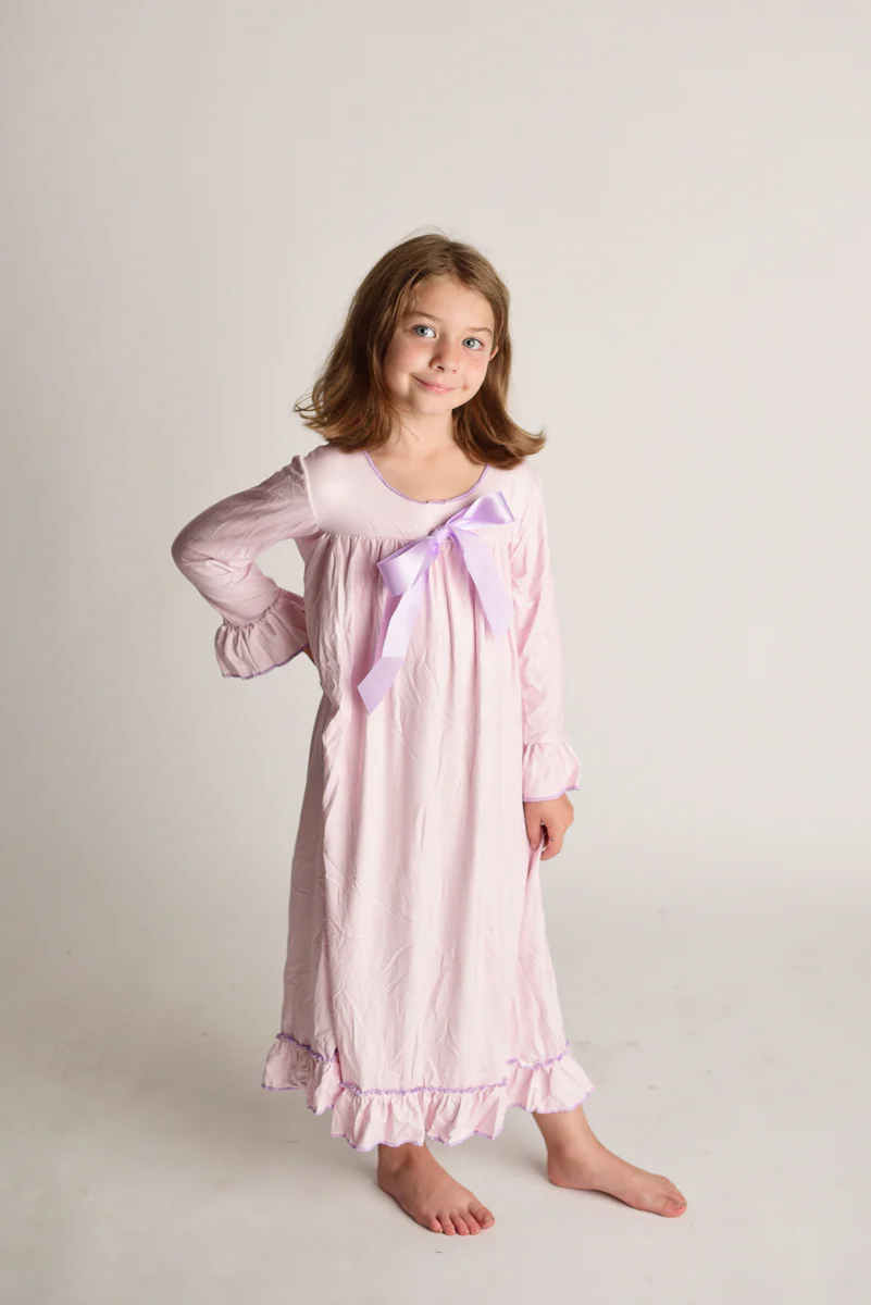 BALLERINA PINK PURPLE NIGHTGOWN