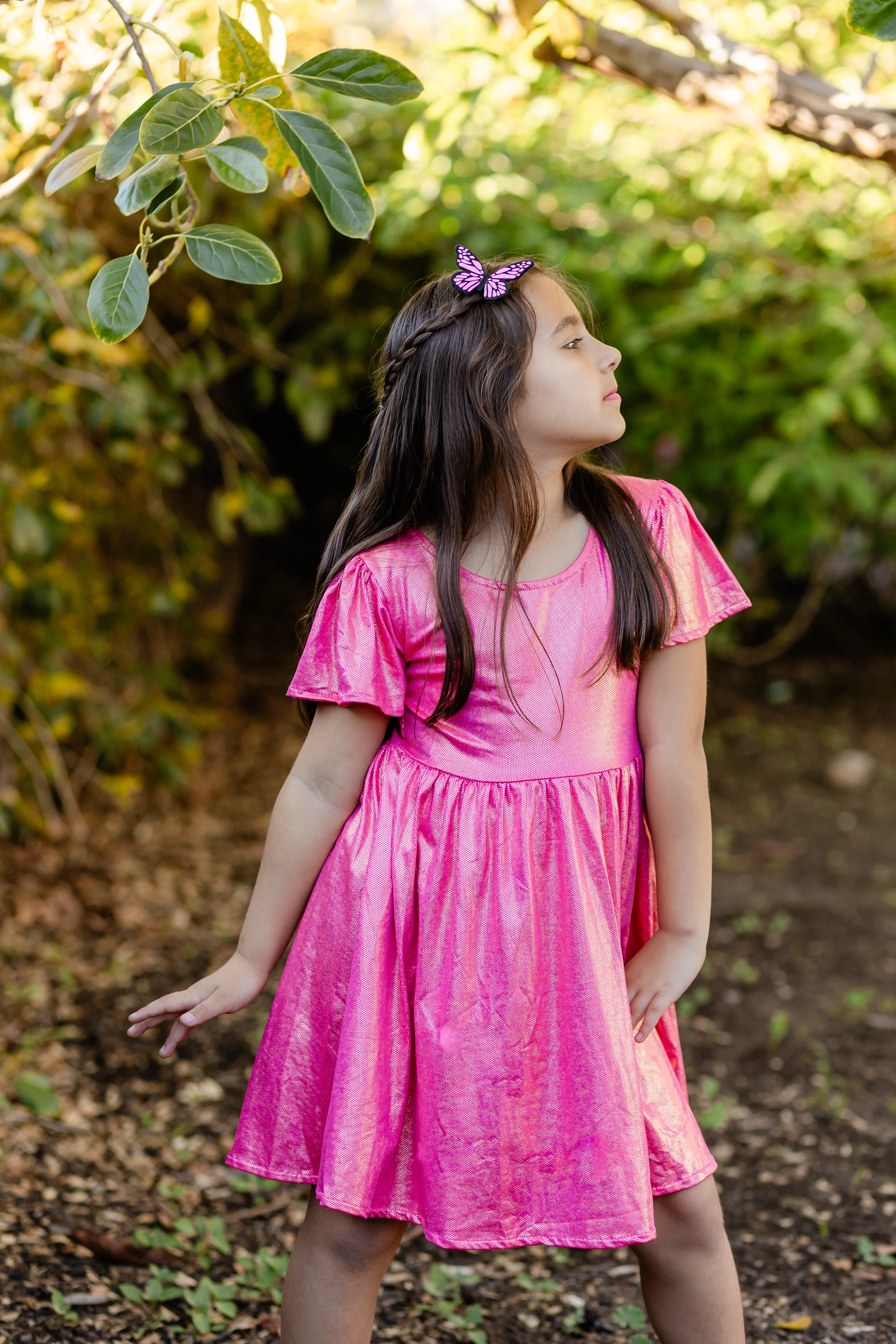 SPRING SHIMMER PINK DRESS