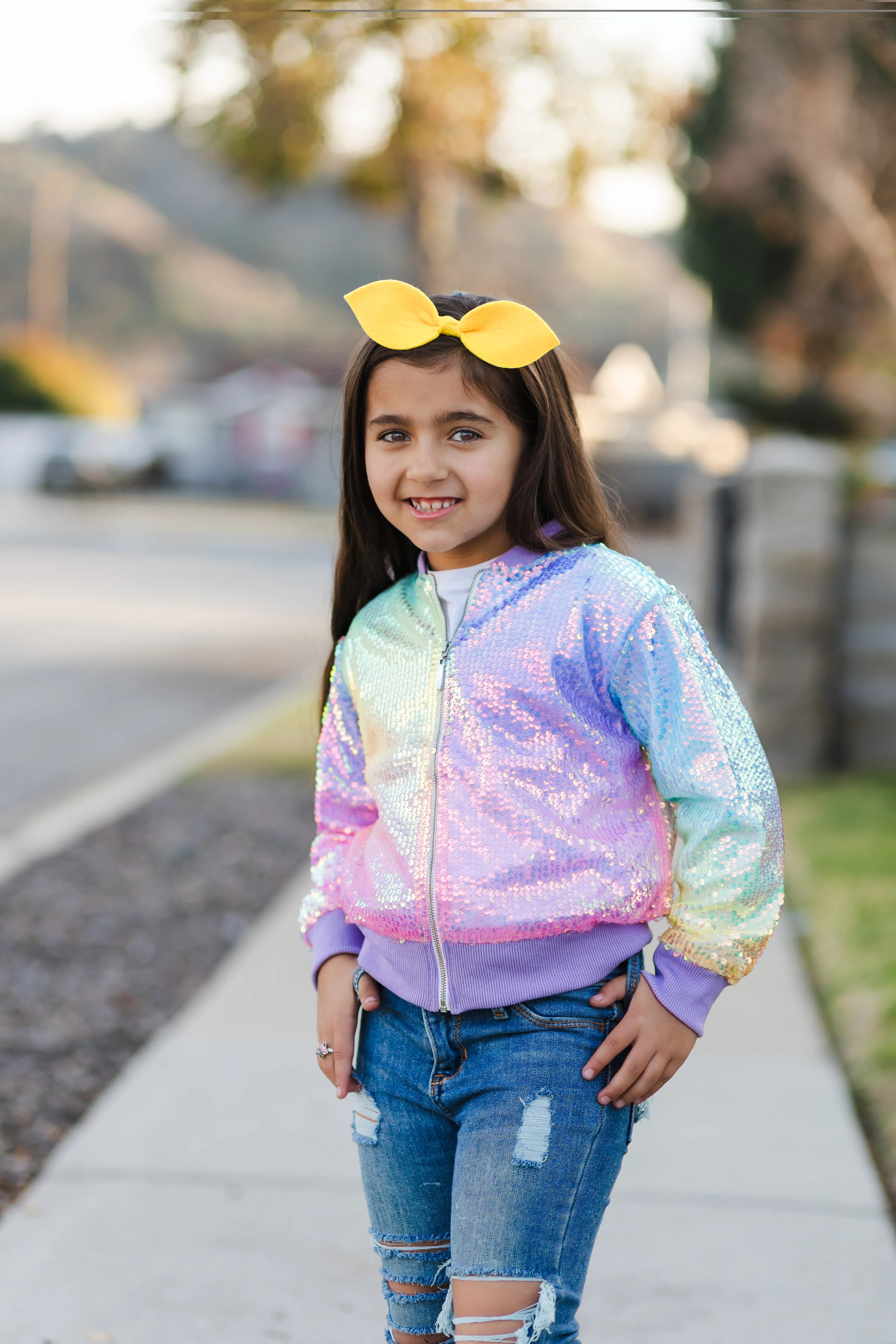 SPRING RAINBOW SPARKLE JACKET PRESALE