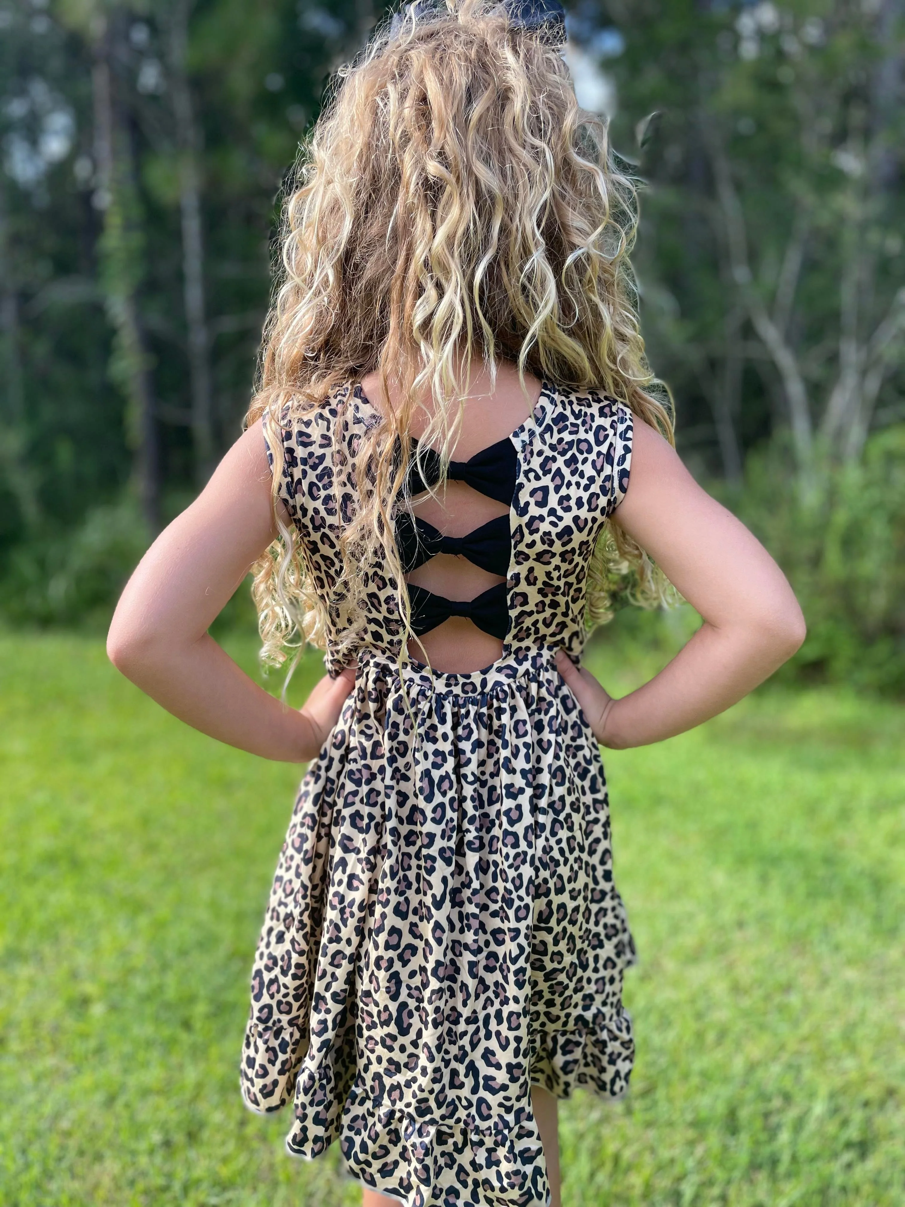 ADELAIDE CHEETAH DRESS PREORDER