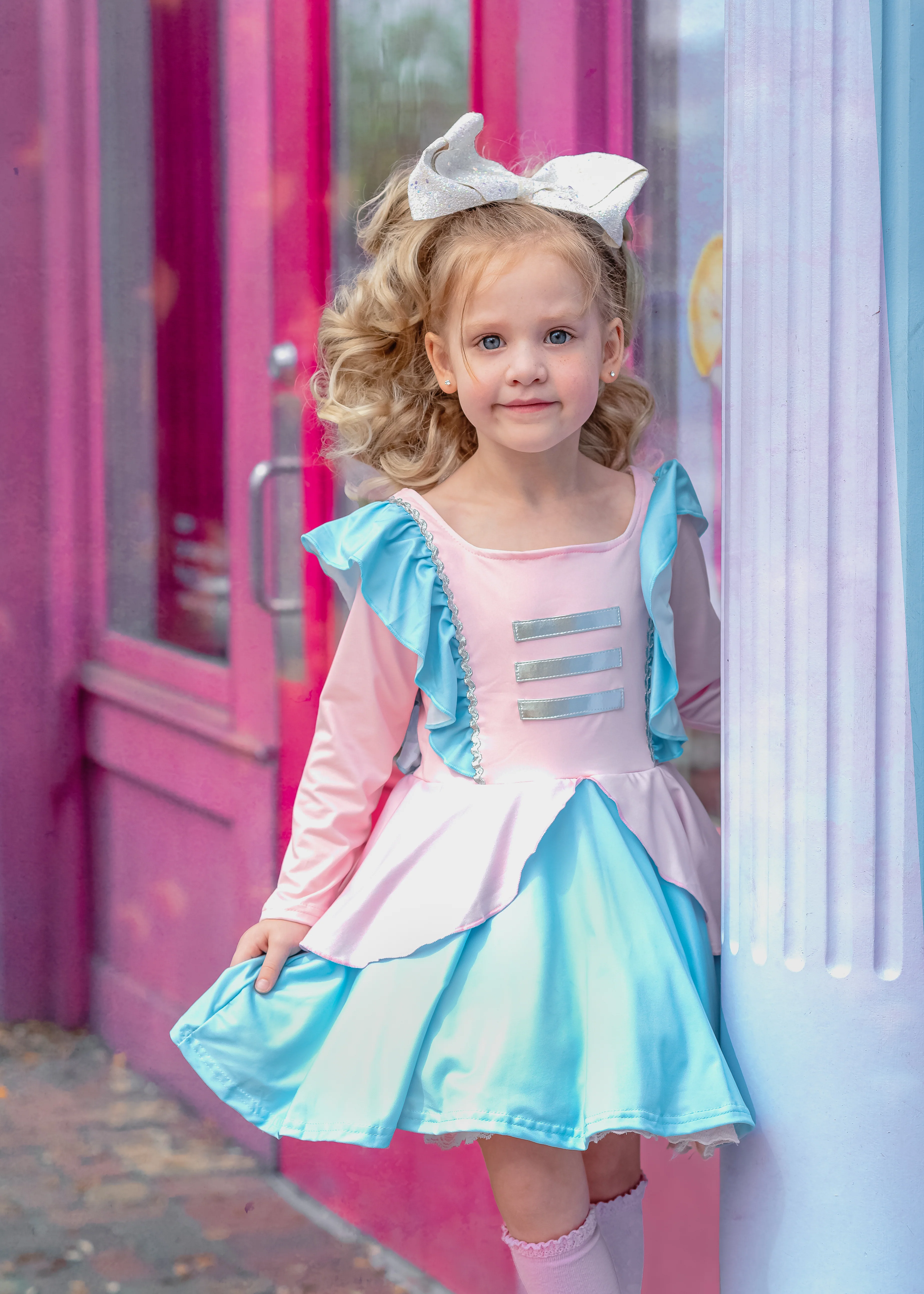 NUTCRACKER PINK TWIRL DRESS