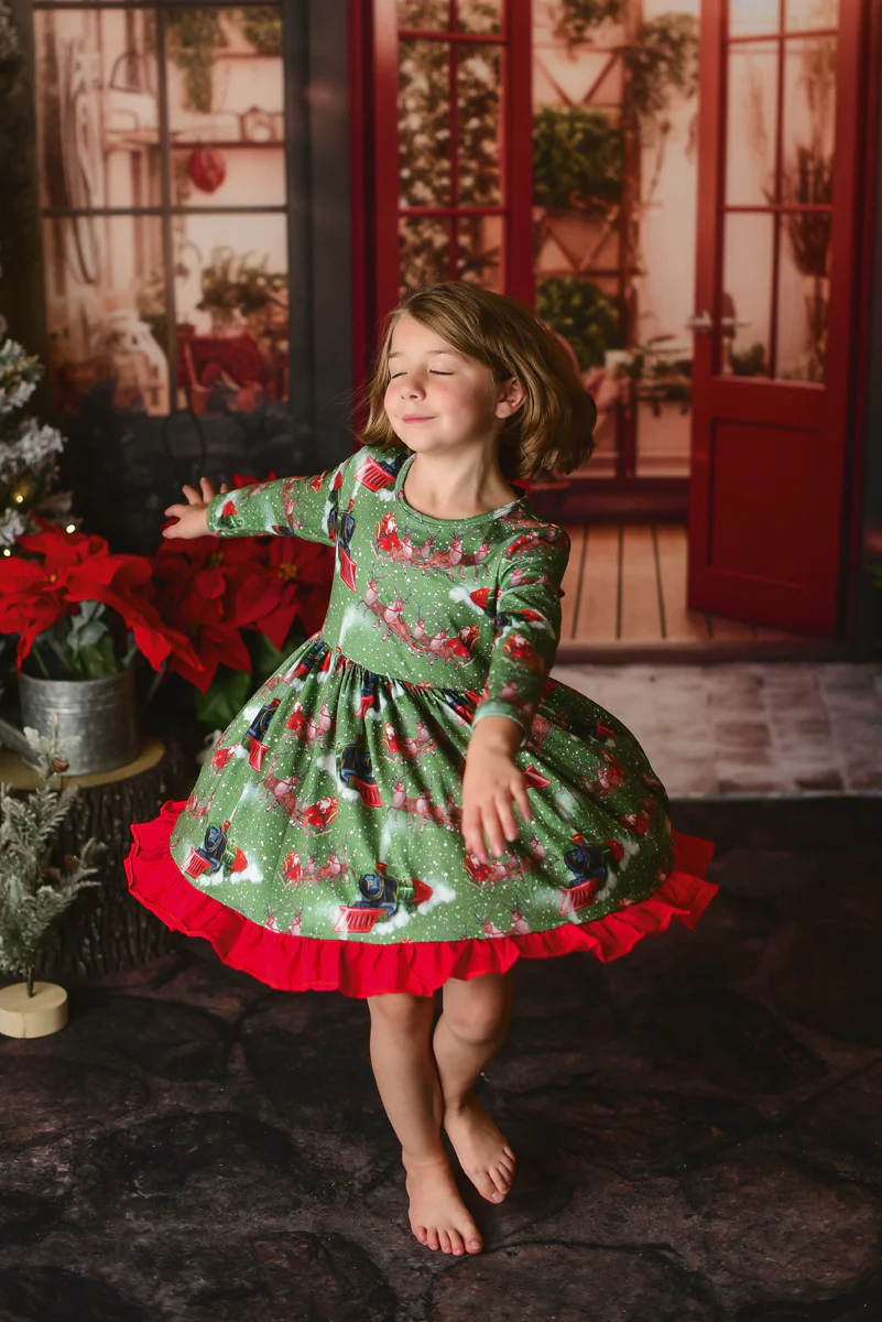 SANTA TRAIN EXPRESS DRESS