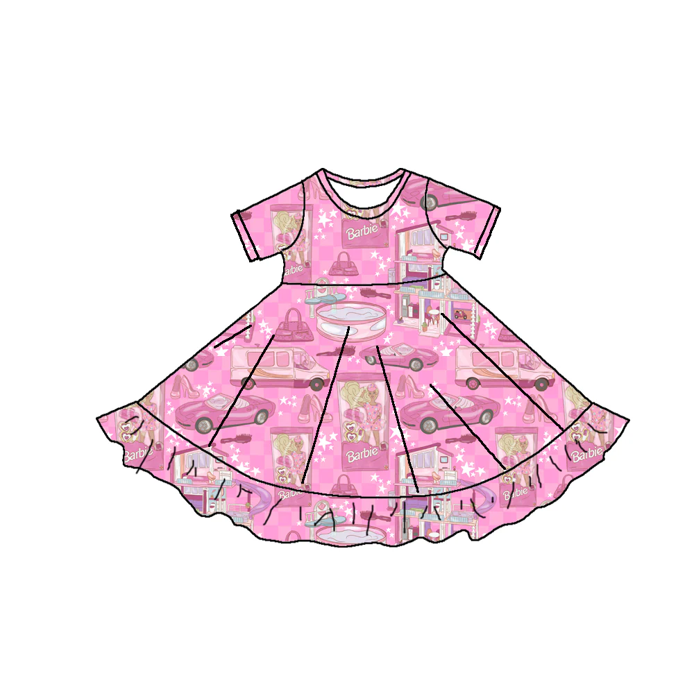 PINK DREAM RUFFLE DRESS - PREORDER