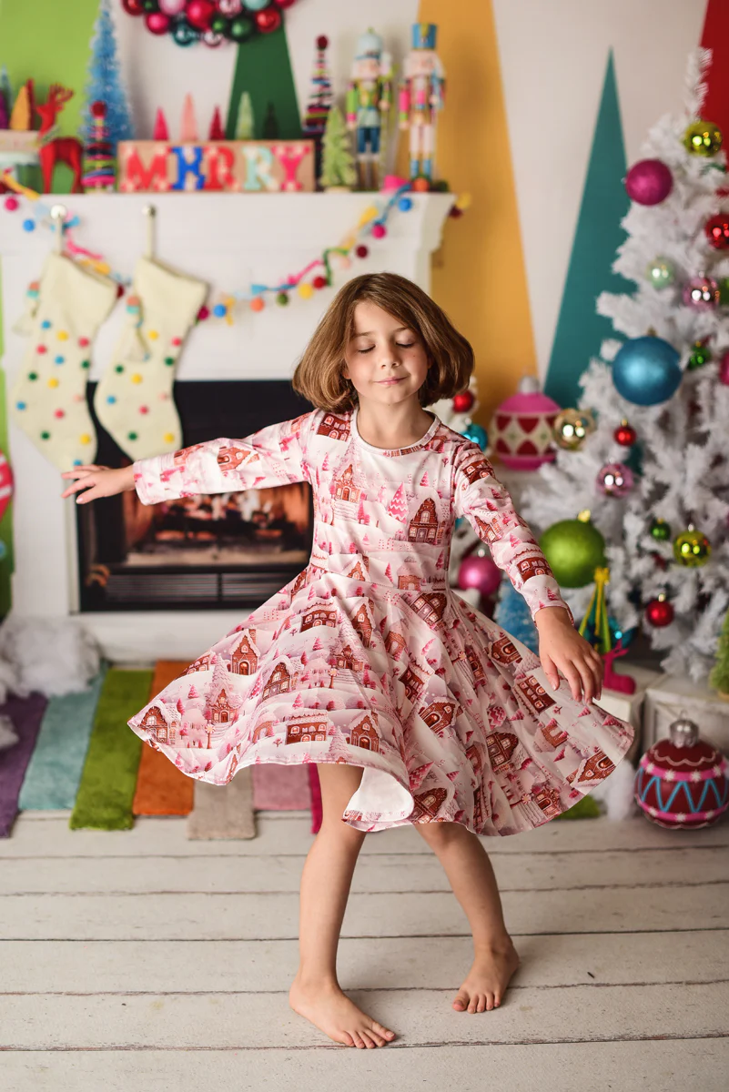 WINTER WONDERLAND TWIRLY DRESS