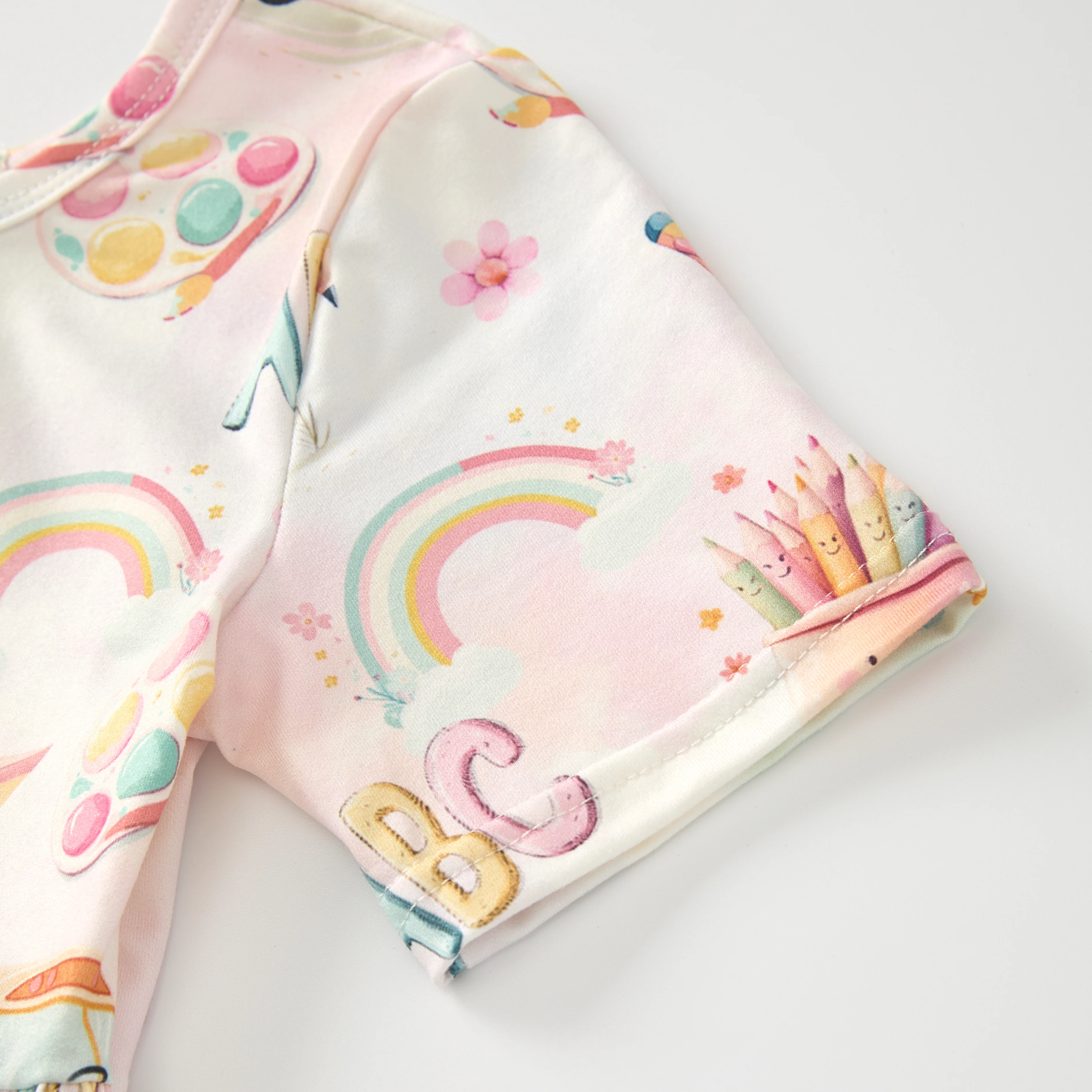 BACK TO SCHOOL BACK BOW RAINBOW DRESS PRE-ORDER