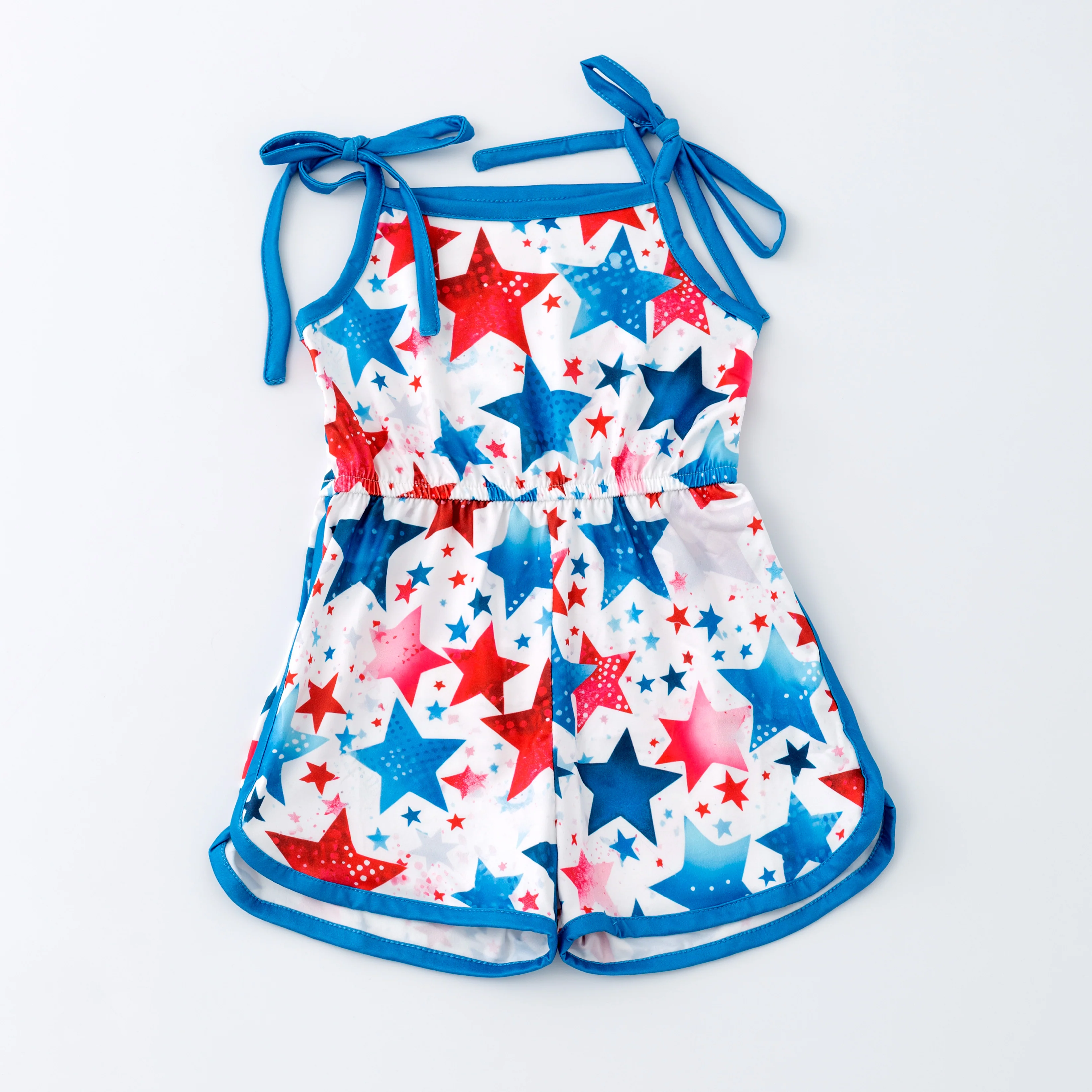 PATRIOTIC STARS ROMPER