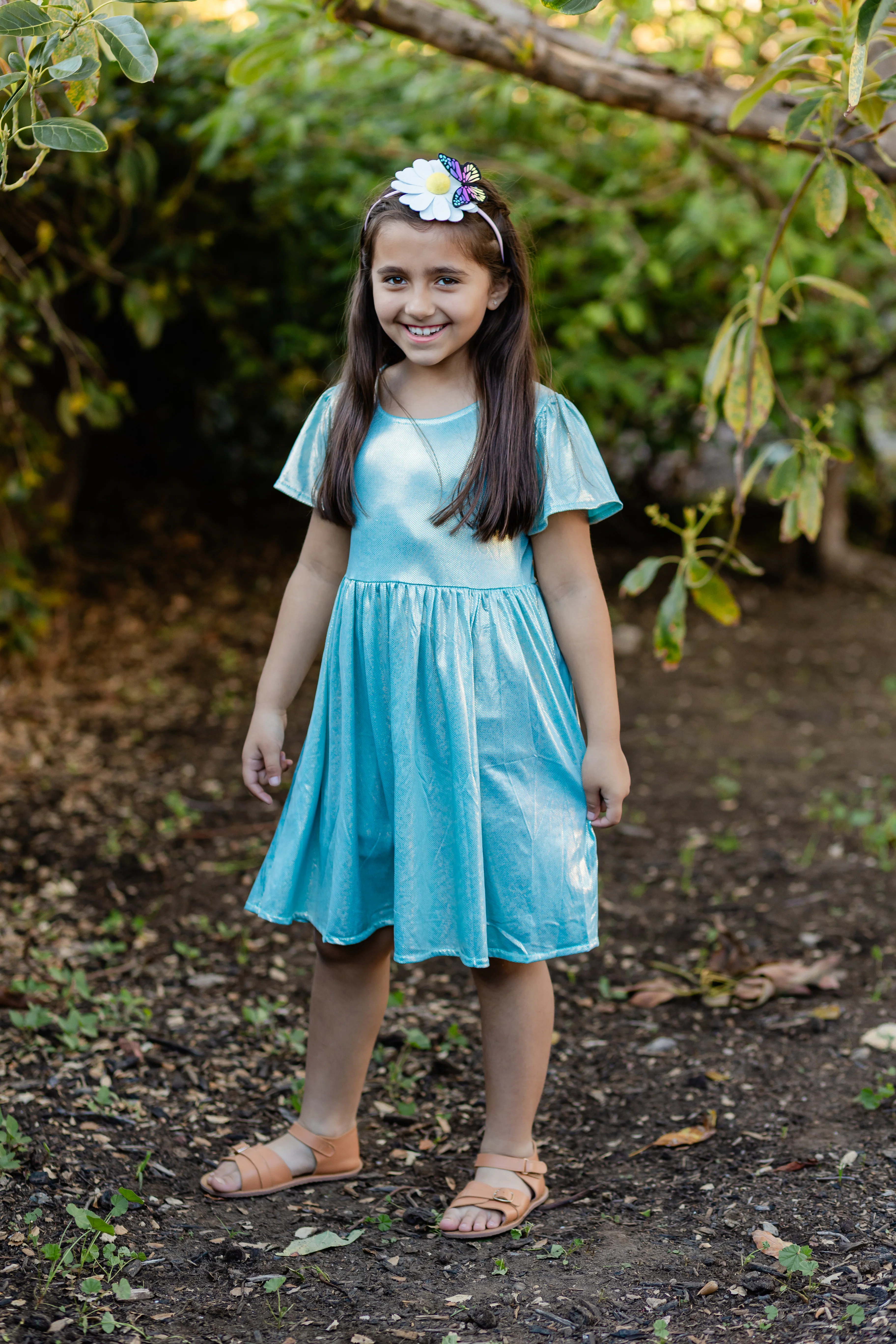 SPRING SHIMMER MINT DRESS