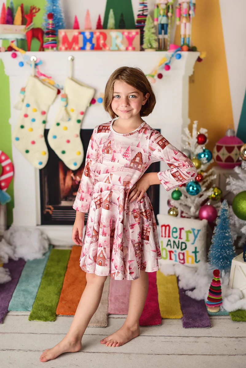 WINTER WONDERLAND TWIRLY DRESS