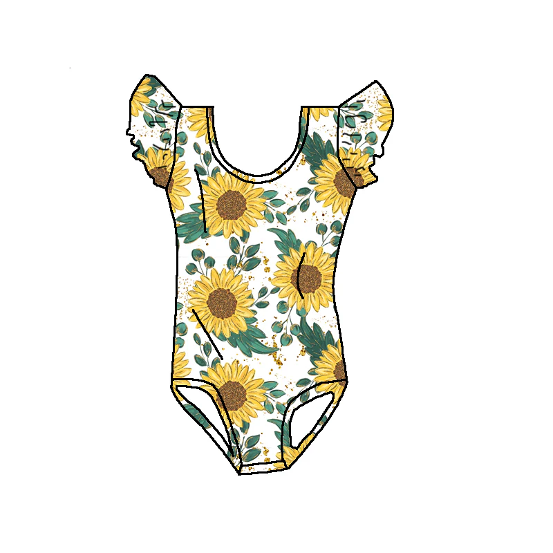 SUNFLOWER ONE PIECE SWIMSUIT