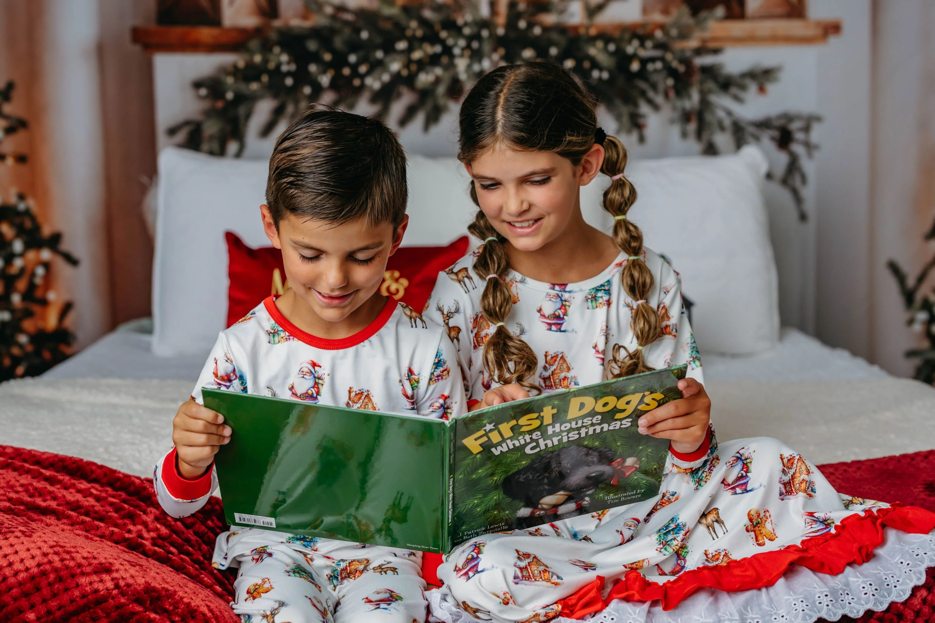 WHITE CHRISTMAS PAJAMAS