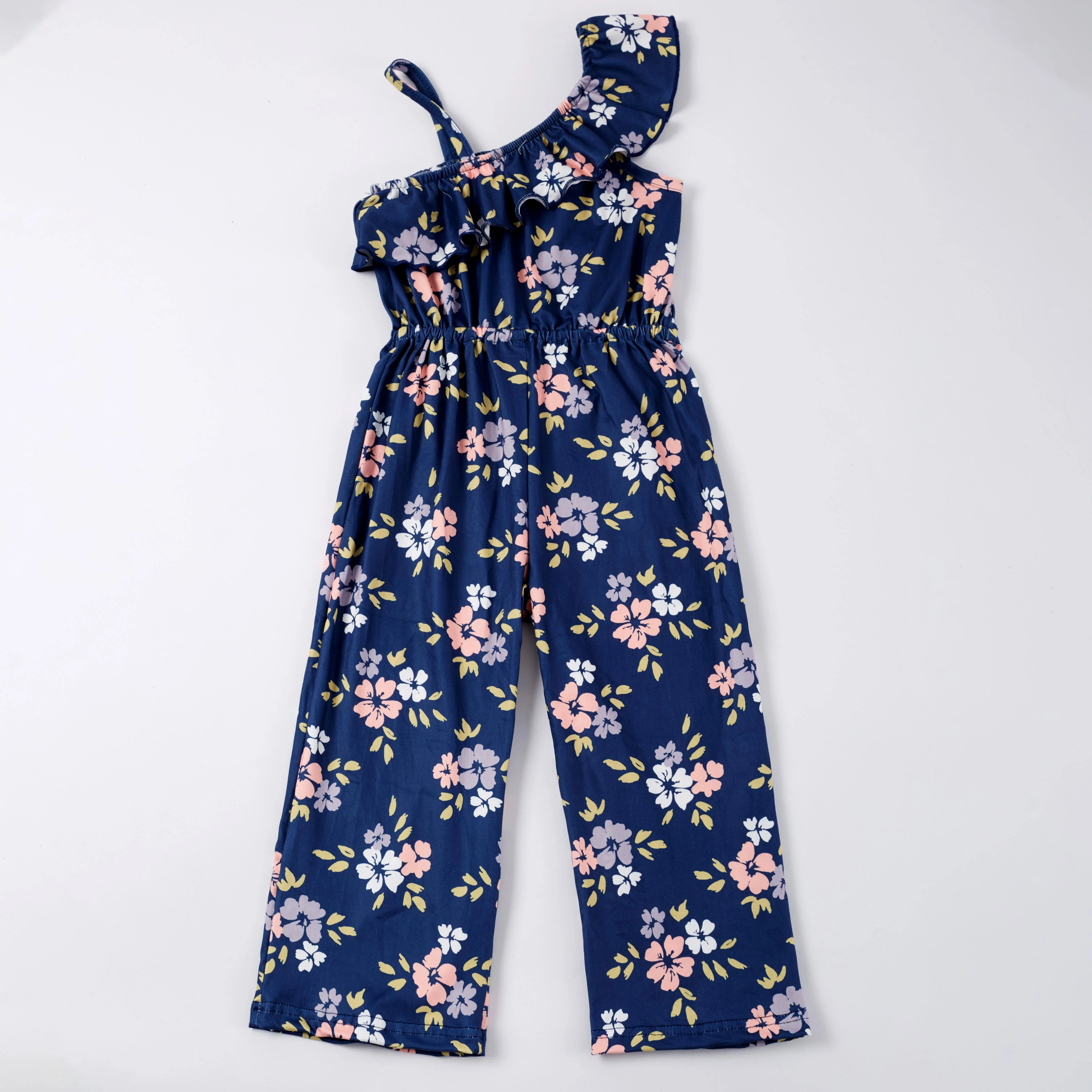 NAVY FLORAL JUMPSUIT