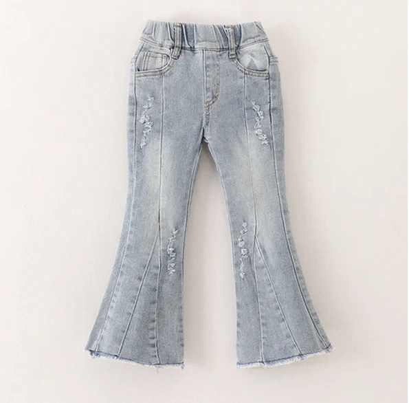 DENIM FLARE PANTS