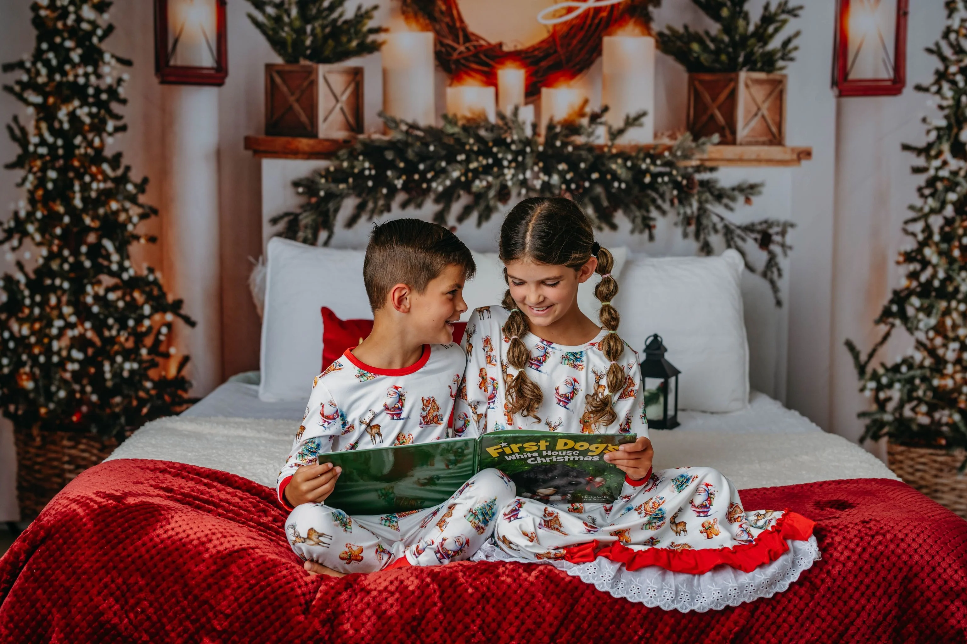 WHITE CHRISTMAS PAJAMAS