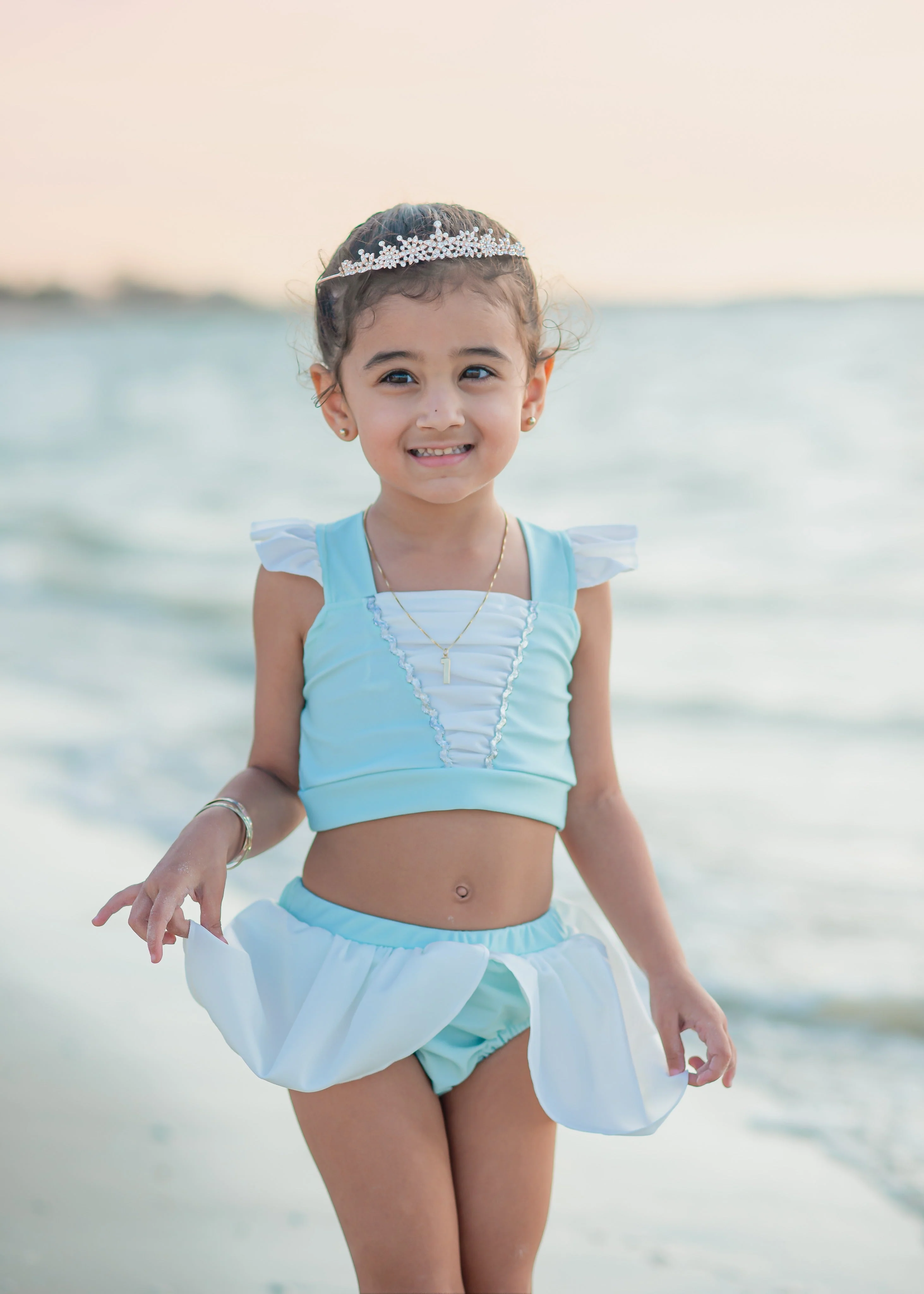 MIDNIGHT PRINCESS TWO PIECE SWIMSUIT