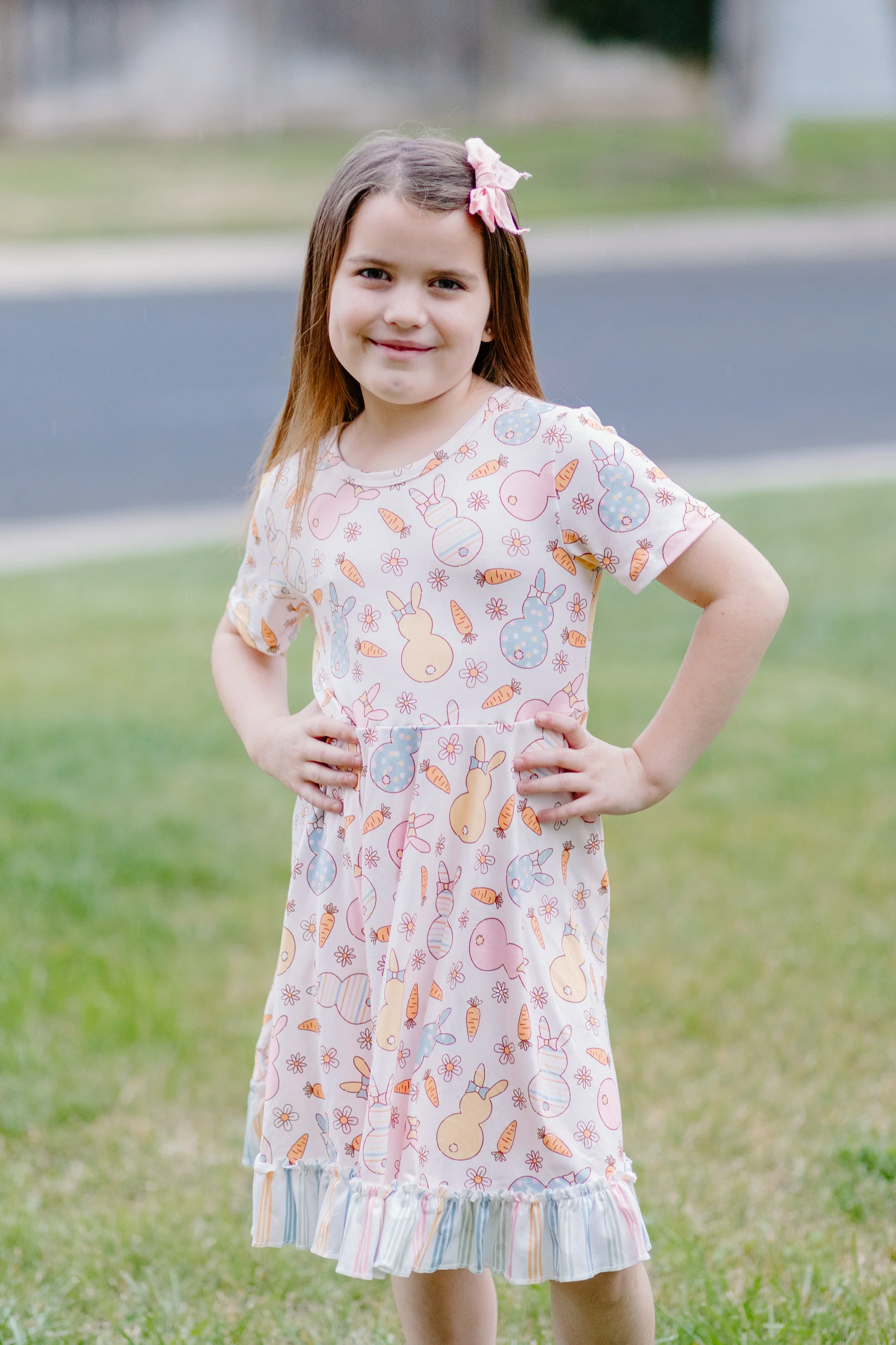 EASTER BUNNY RUFFLE DRESS