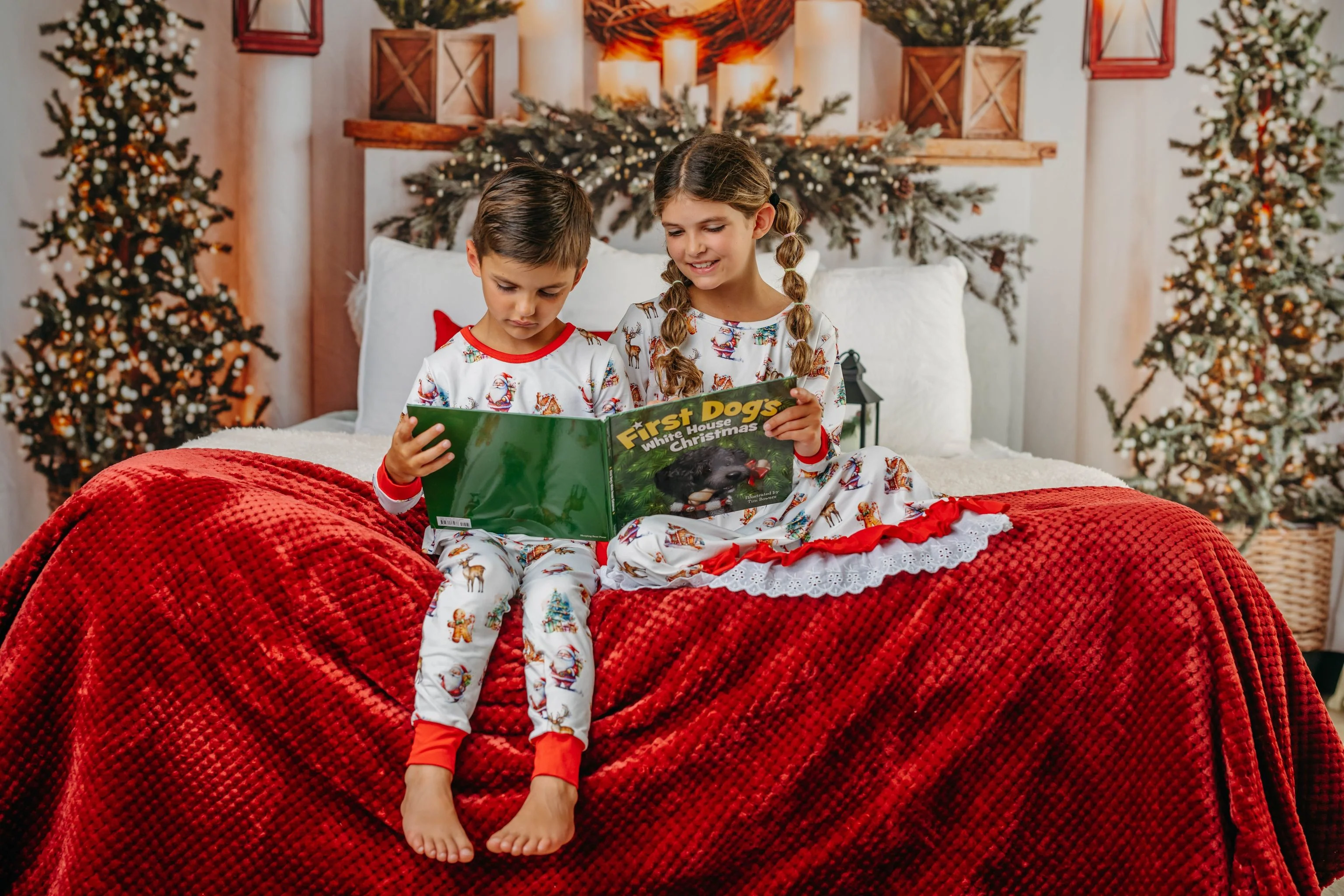 WHITE CHRISTMAS PAJAMAS