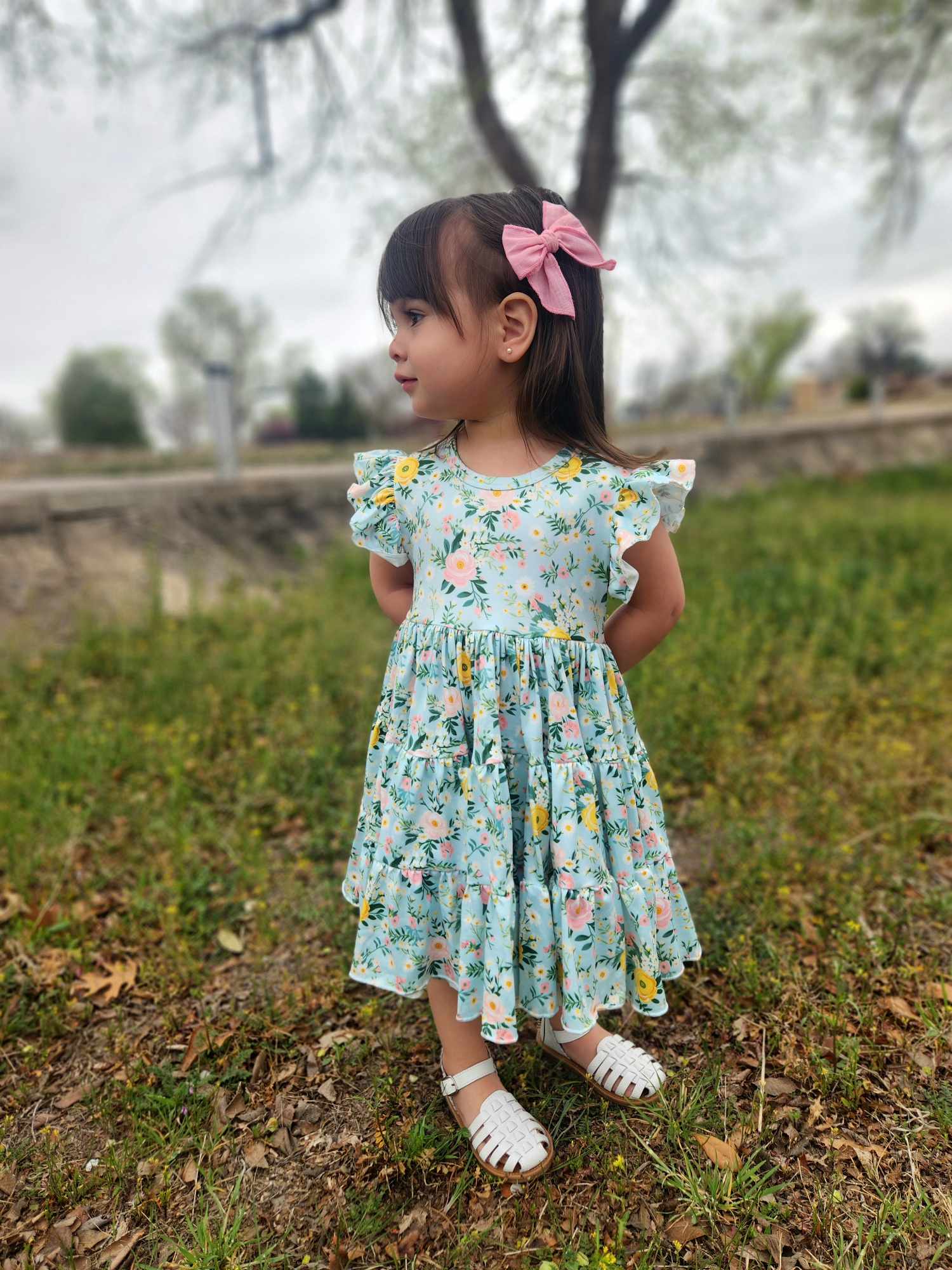 SPRING BLISS FLORAL DRESS